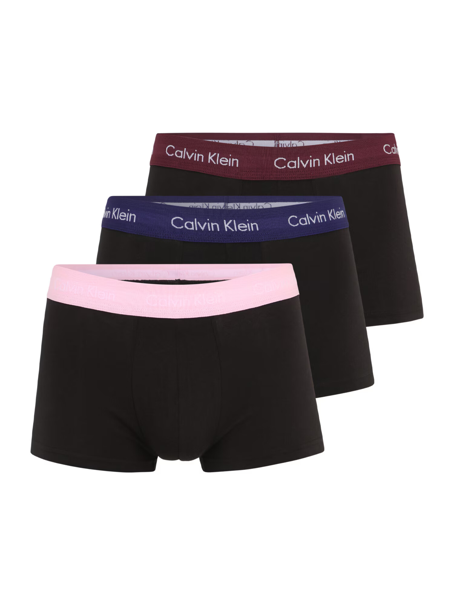 Calvin Klein Underwear Boksarice črna / roza / vinsko rdeča / temno liila / bela - Pepit.si