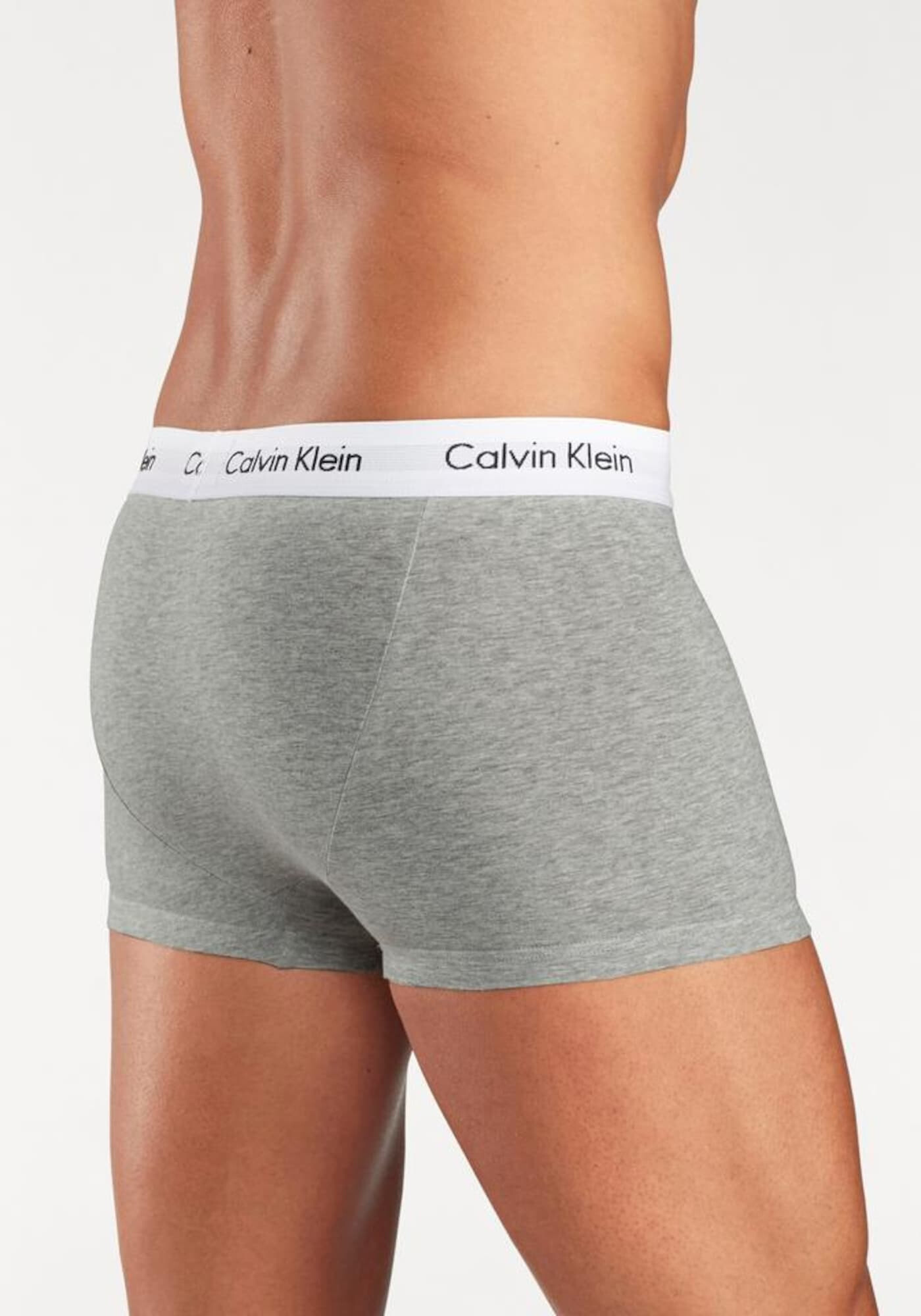 Calvin Klein Underwear Boksarice svetlo siva / pegasto siva / črna / bela - Pepit.si