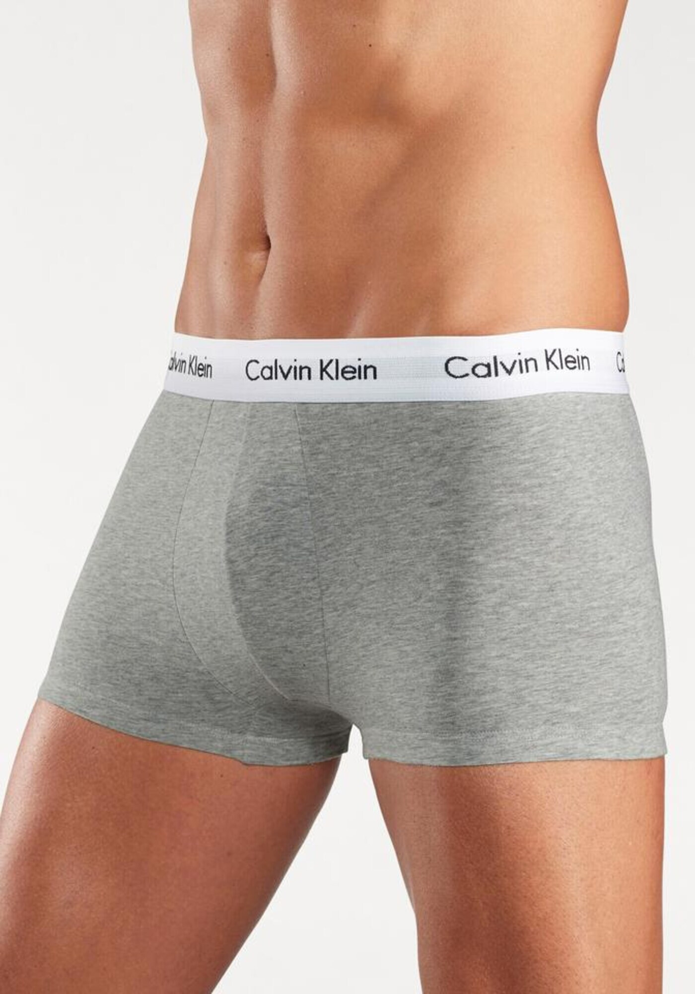 Calvin Klein Underwear Boksarice svetlo siva / pegasto siva / črna / bela - Pepit.si