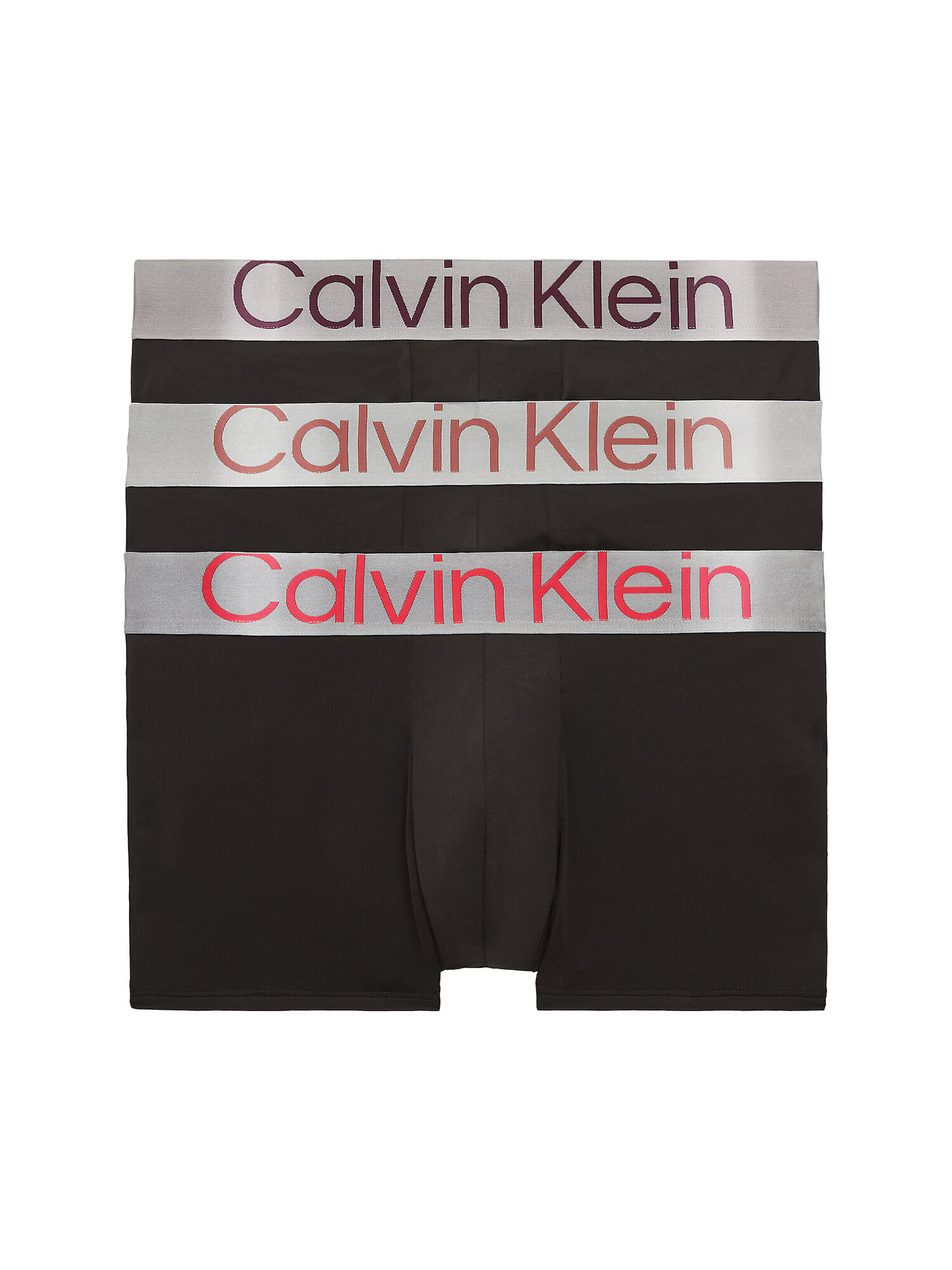 Calvin Klein Underwear Boksarice siva / sliva / rdeča / črna - Pepit.si