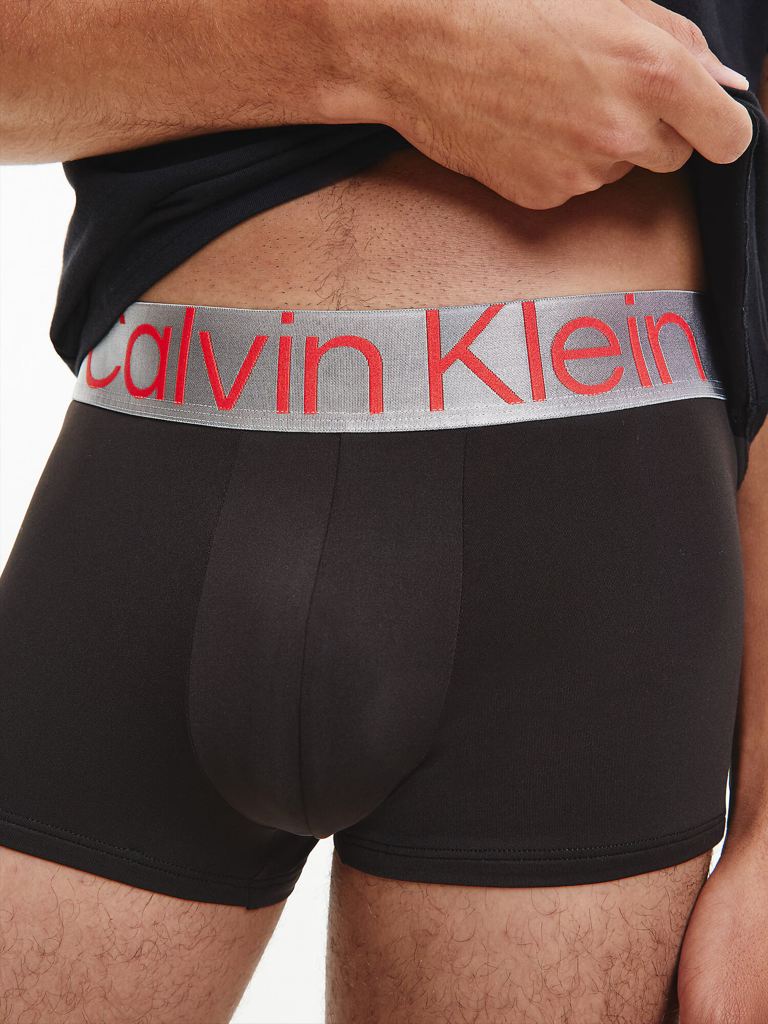 Calvin Klein Underwear Boksarice siva / sliva / rdeča / črna - Pepit.si