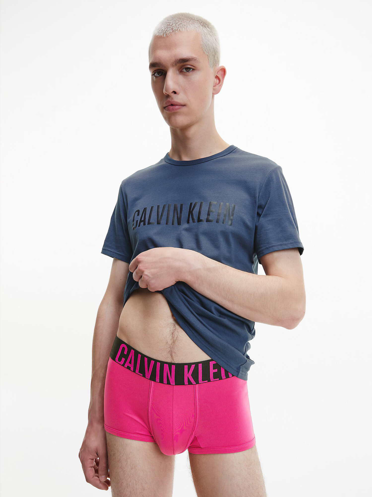 Calvin Klein Underwear Boksarice petrol / fuksija / črna - Pepit.si