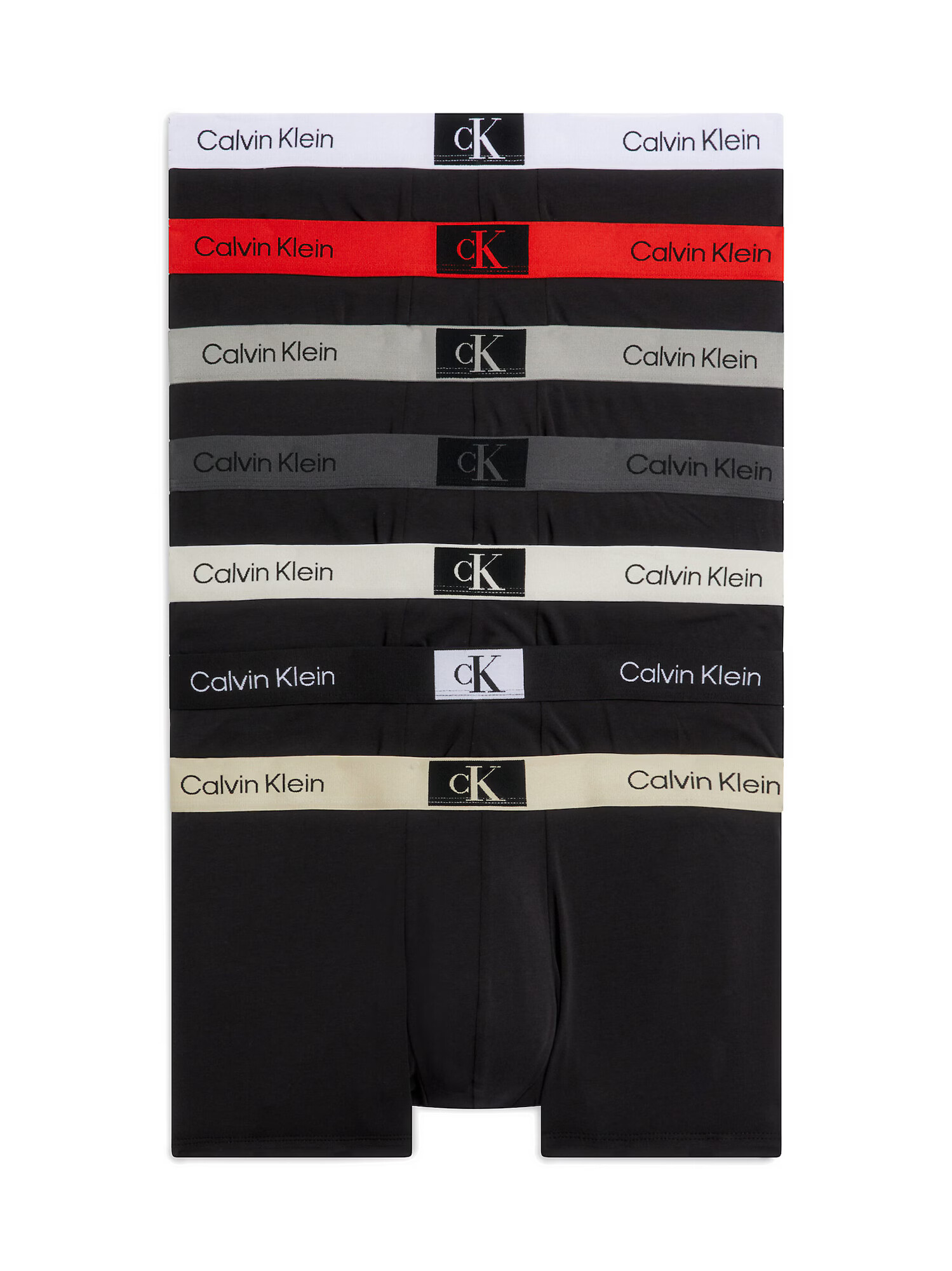 Calvin Klein Underwear Boksarice siva / rdeča / črna / bela - Pepit.si