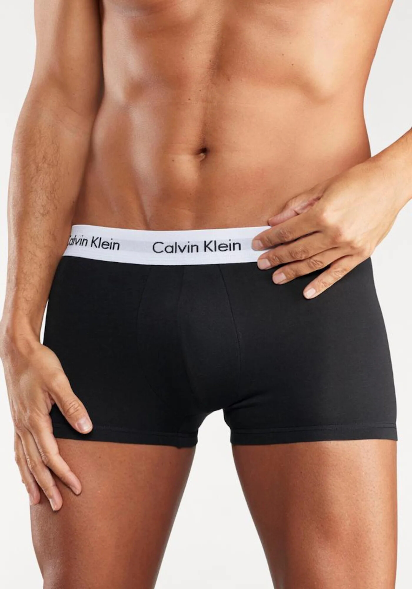 Calvin Klein Underwear Boksarice svetlo siva / črna / bela - Pepit.si