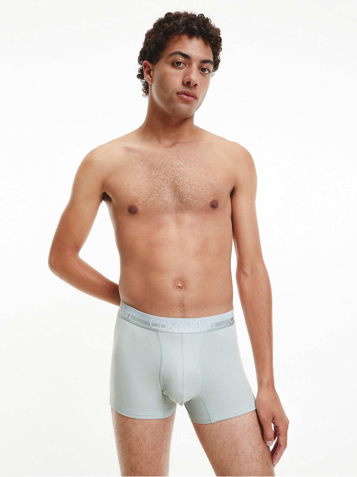 Calvin Klein Underwear Boksarice voda / oliva / bela - Pepit.si