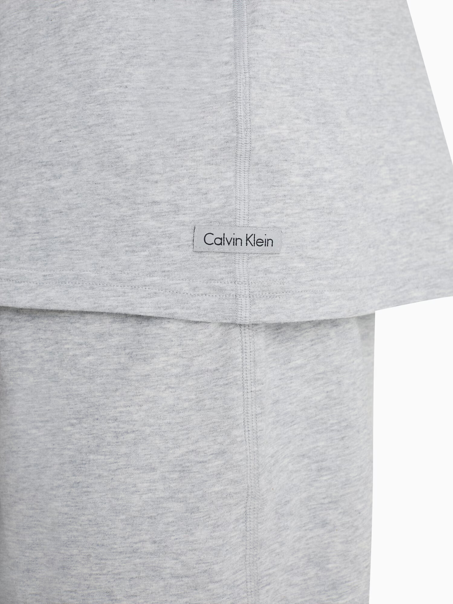 Calvin Klein Underwear Kratka pižama pegasto siva - Pepit.si