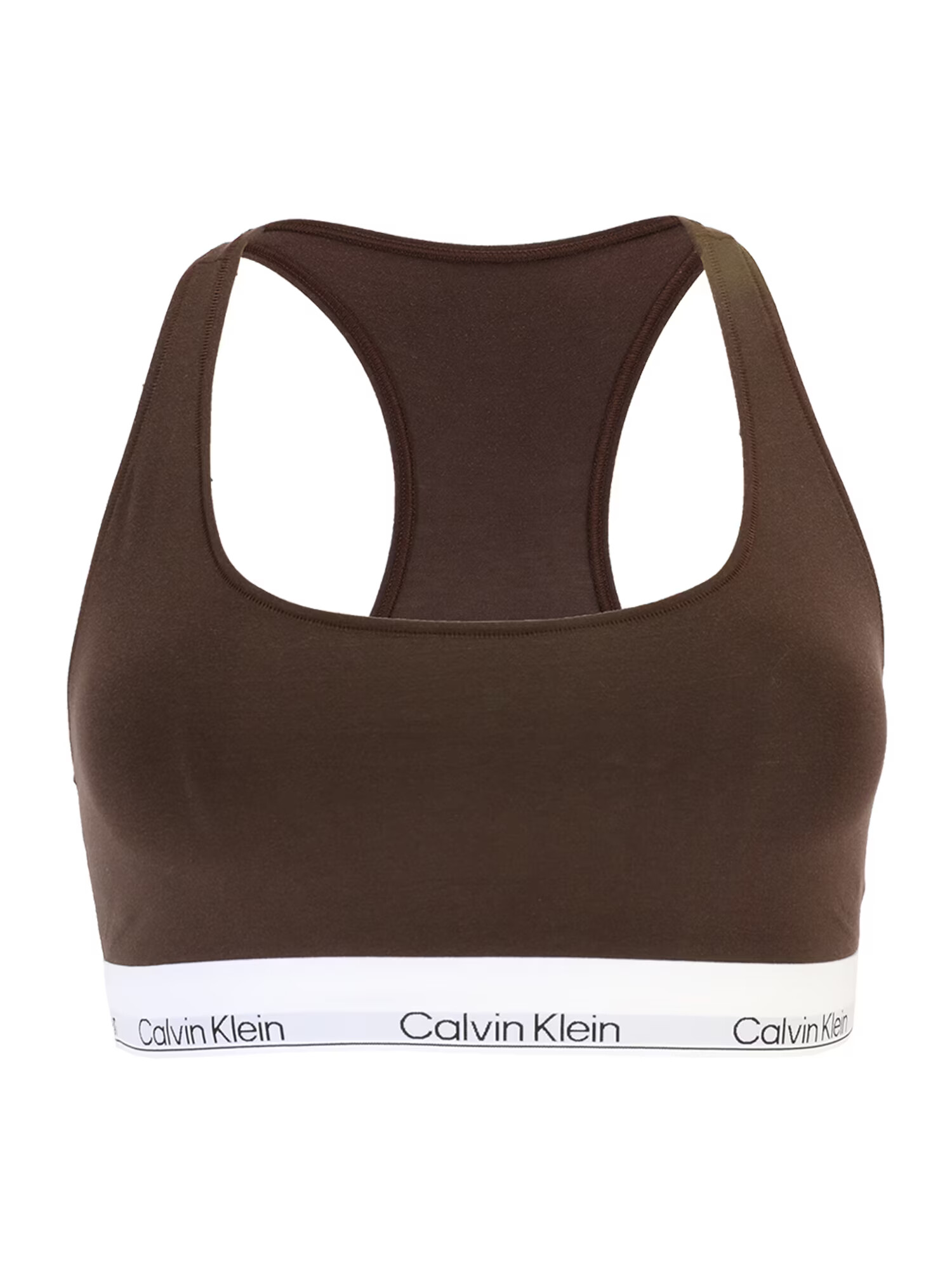 Calvin Klein Underwear Nedrček čokolada / bela - Pepit.si