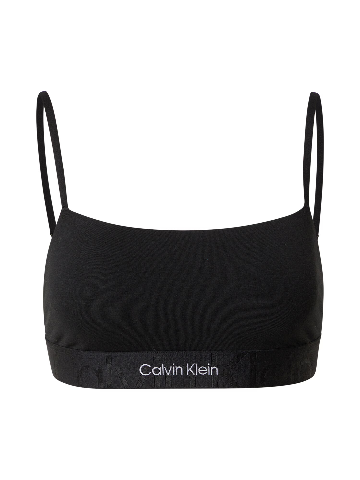 Calvin Klein Underwear Nedrček črna / bela - Pepit.si