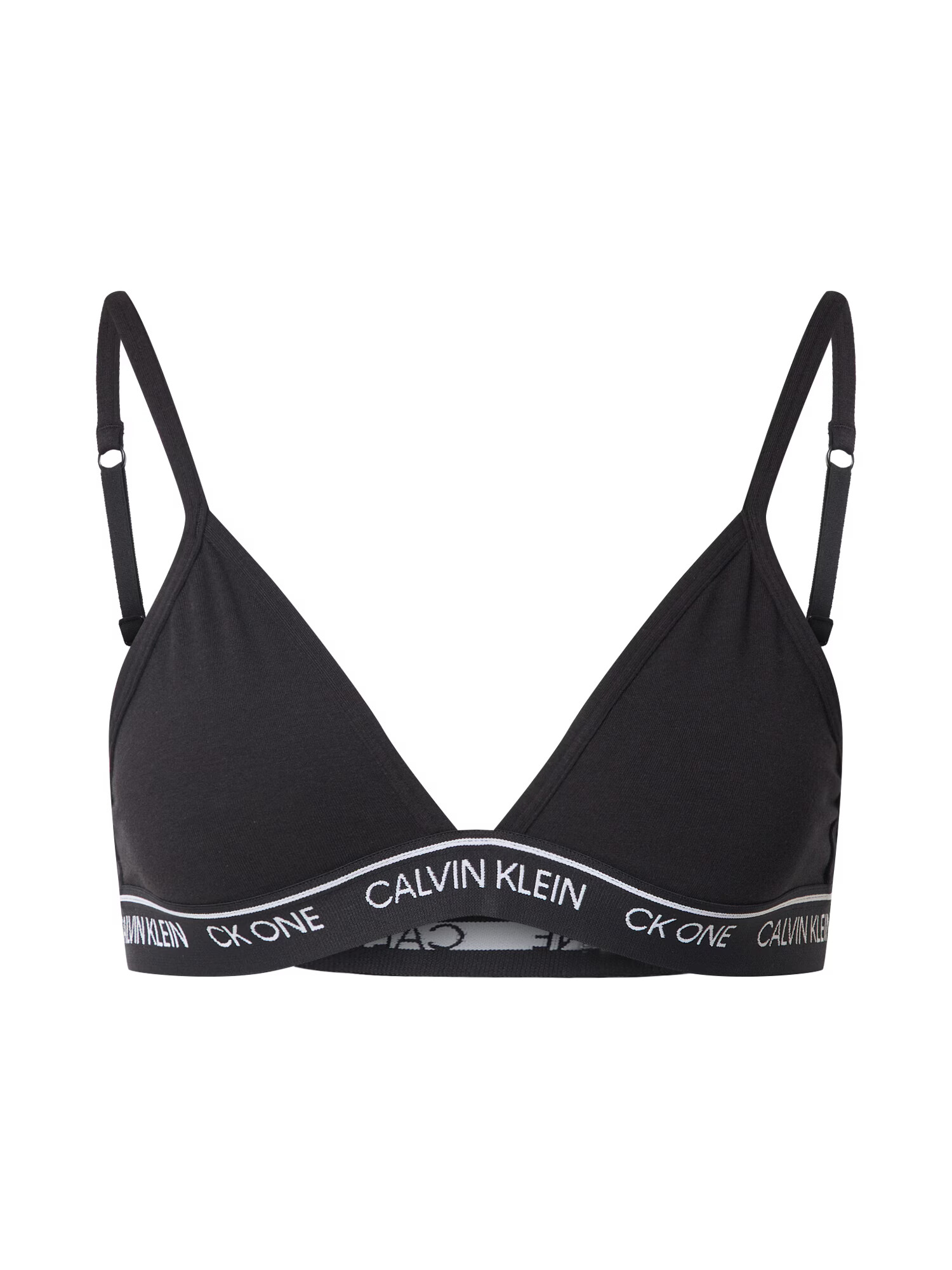 Calvin Klein Underwear Nedrček črna / bela - Pepit.si