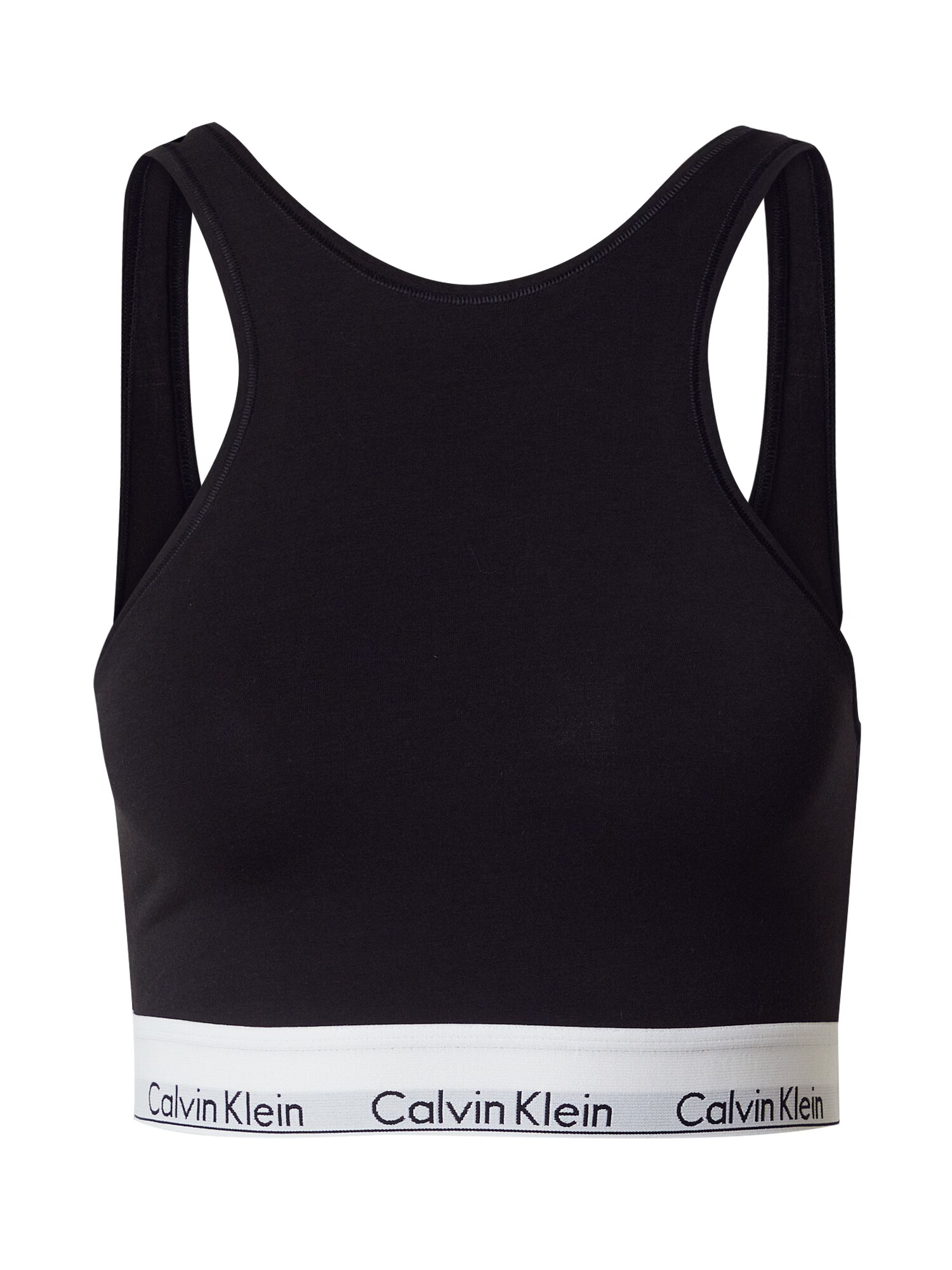 Calvin Klein Underwear Nedrček črna / bela - Pepit.si