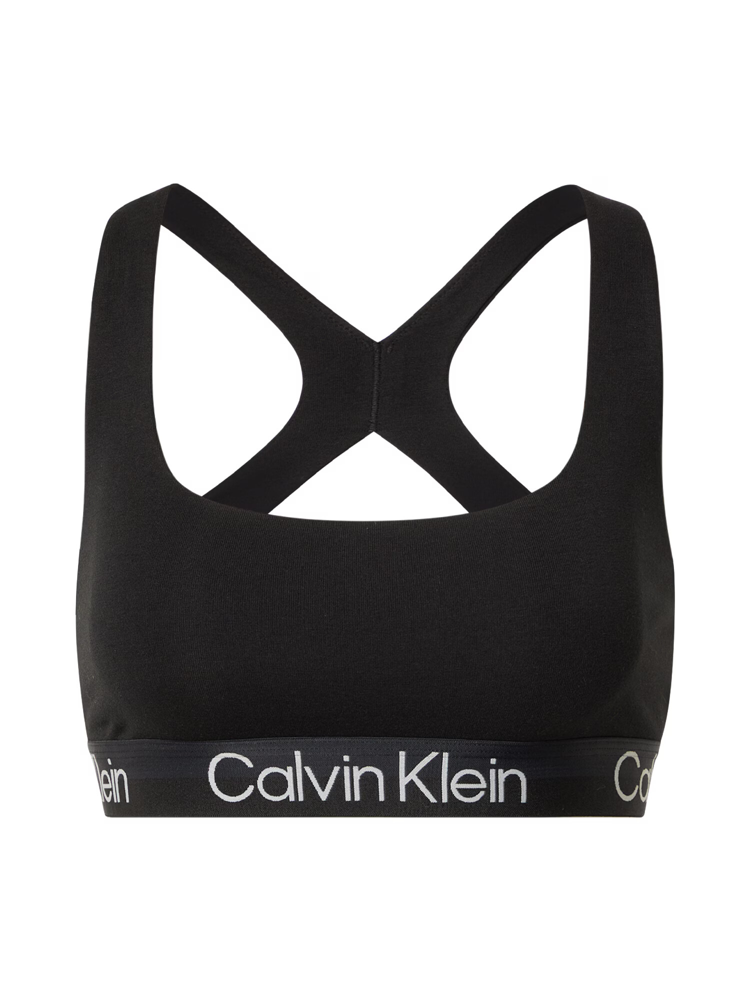 Calvin Klein Underwear Nedrček črna / bela - Pepit.si