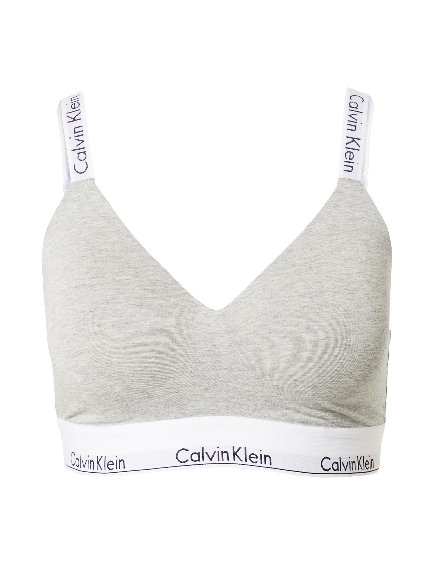 Calvin Klein Underwear Nedrček pegasto siva / črna / bela - Pepit.si