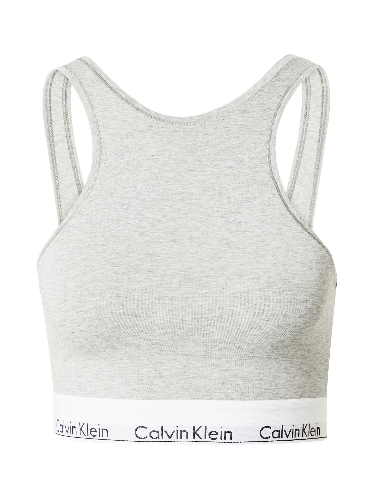 Calvin Klein Underwear Nedrček pegasto siva / črna / bela - Pepit.si