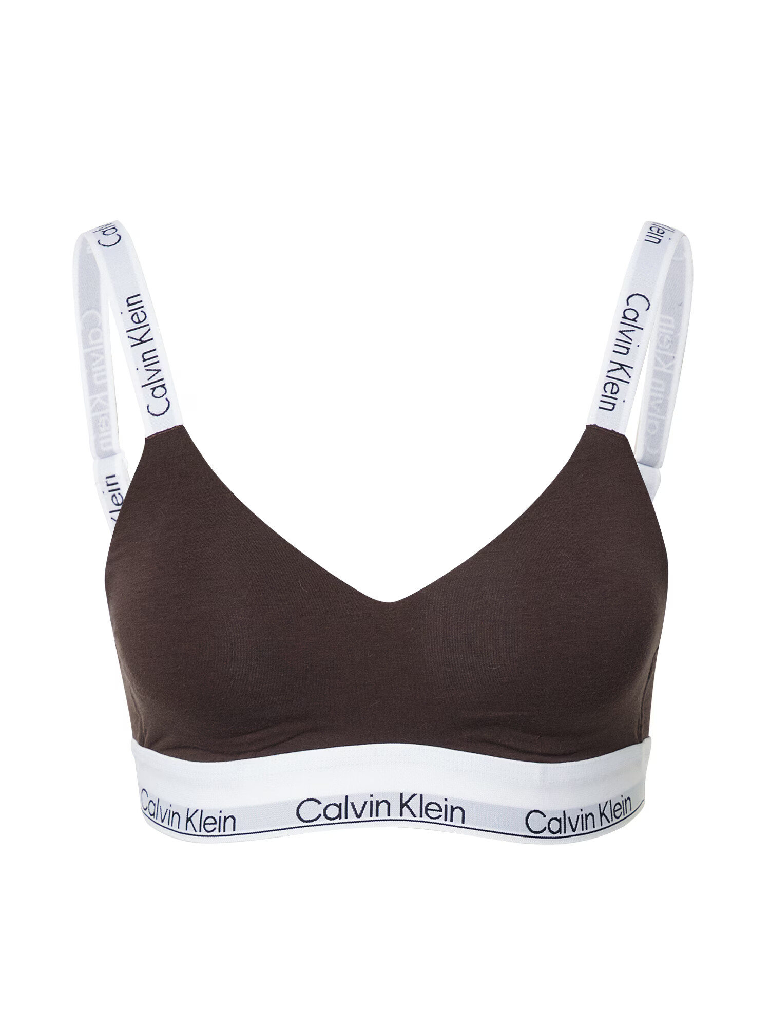 Calvin Klein Underwear Nedrček rjava / siva / črna / bela - Pepit.si