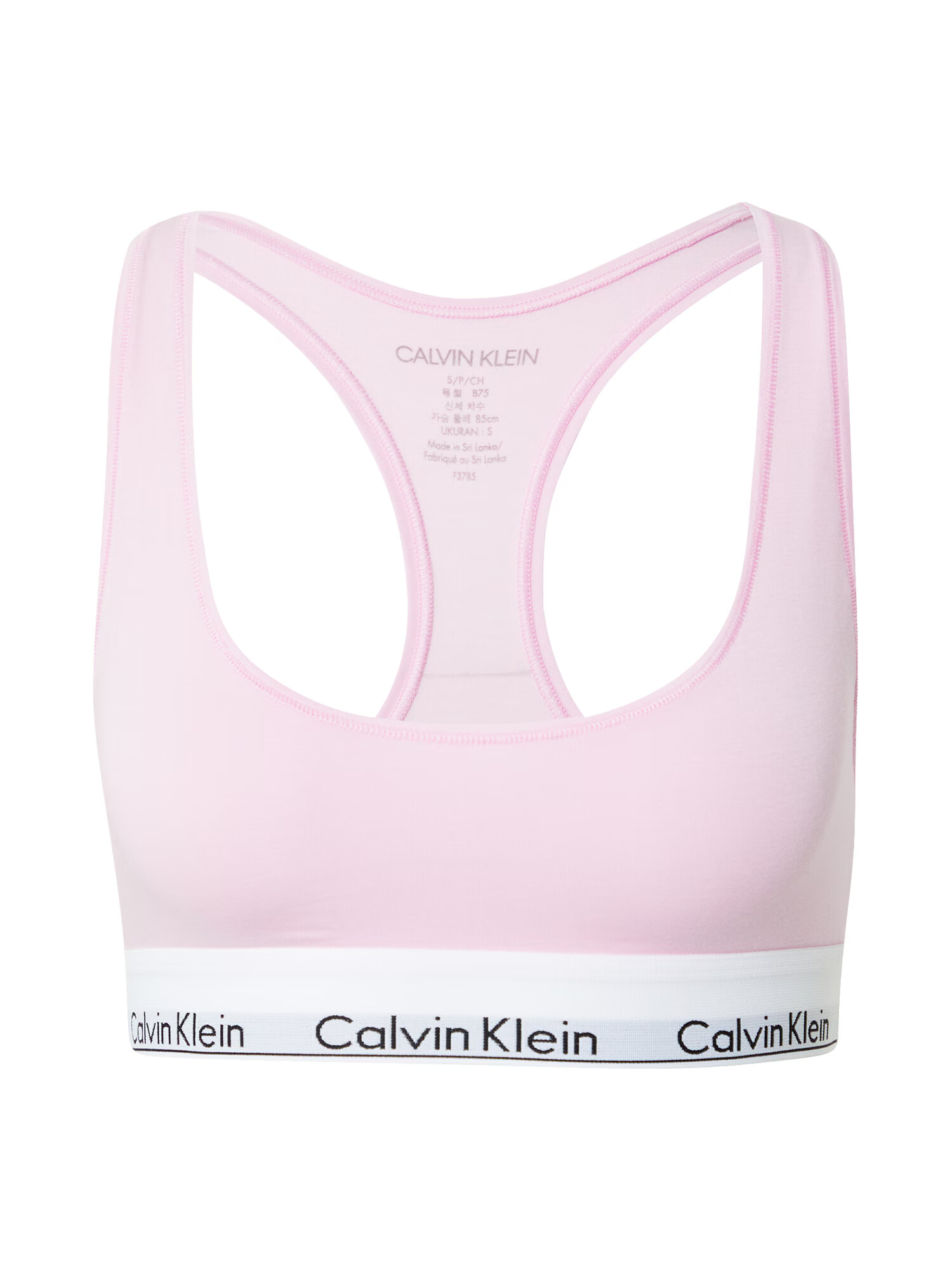 Calvin Klein Underwear Nedrček roza / črna / bela - Pepit.si