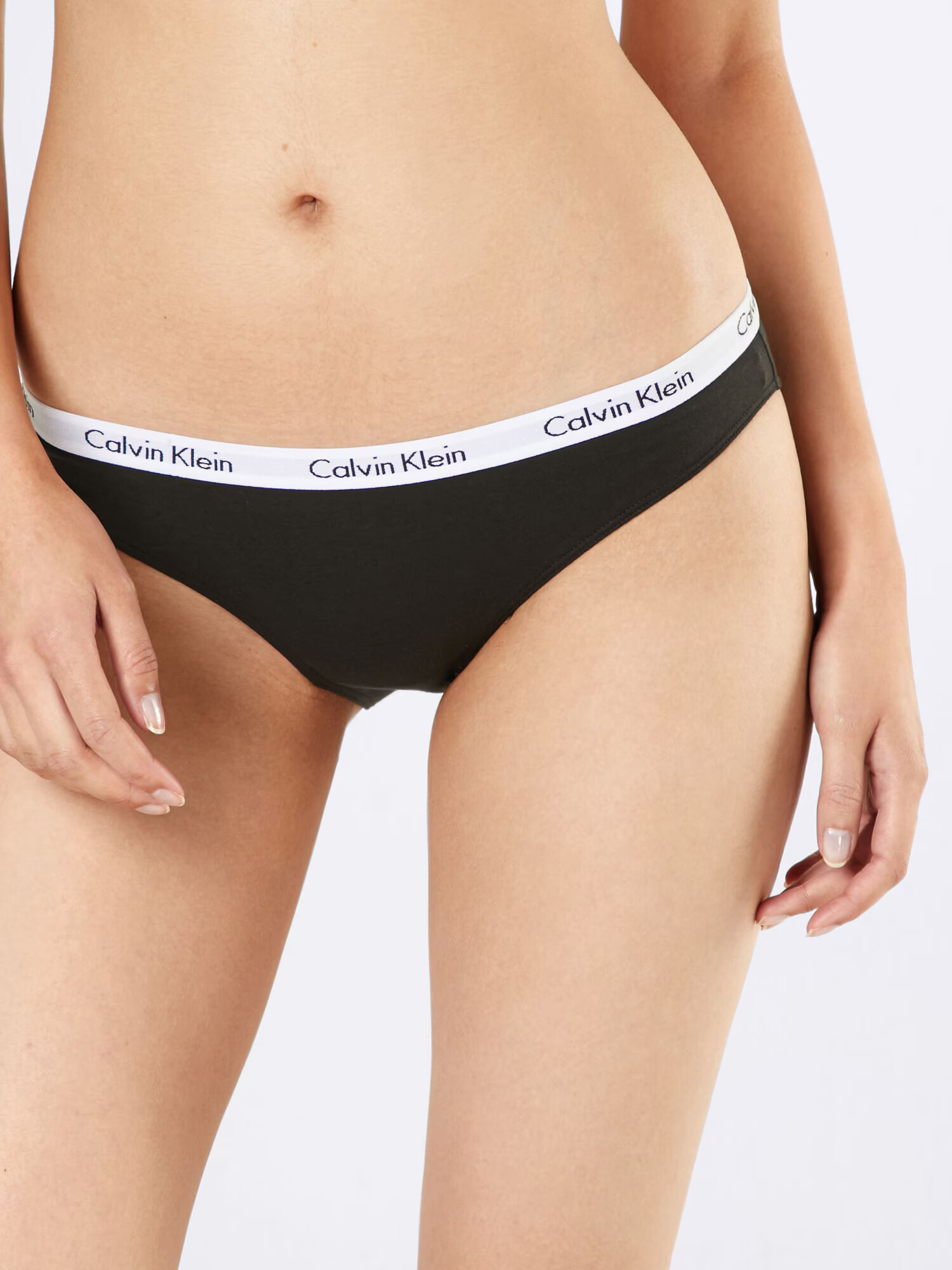 Calvin Klein Underwear Spodnje hlačke 'Carousel' črna / bela - Pepit.si