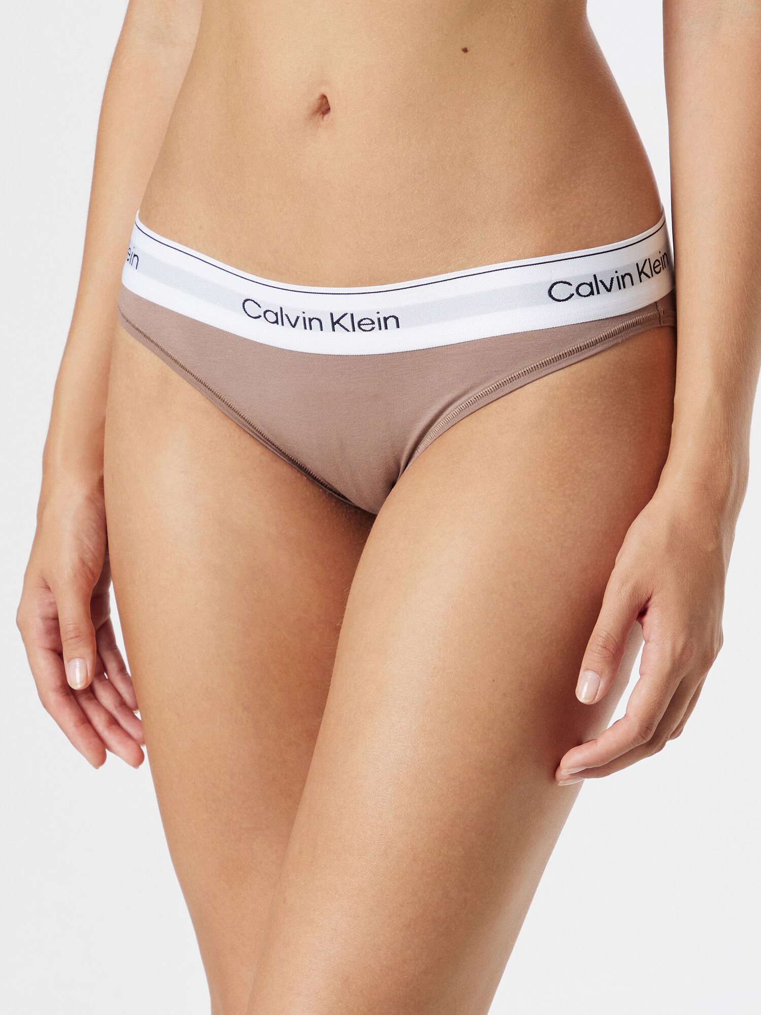 Calvin Klein Underwear Spodnje hlačke chamois / črna / bela - Pepit.si