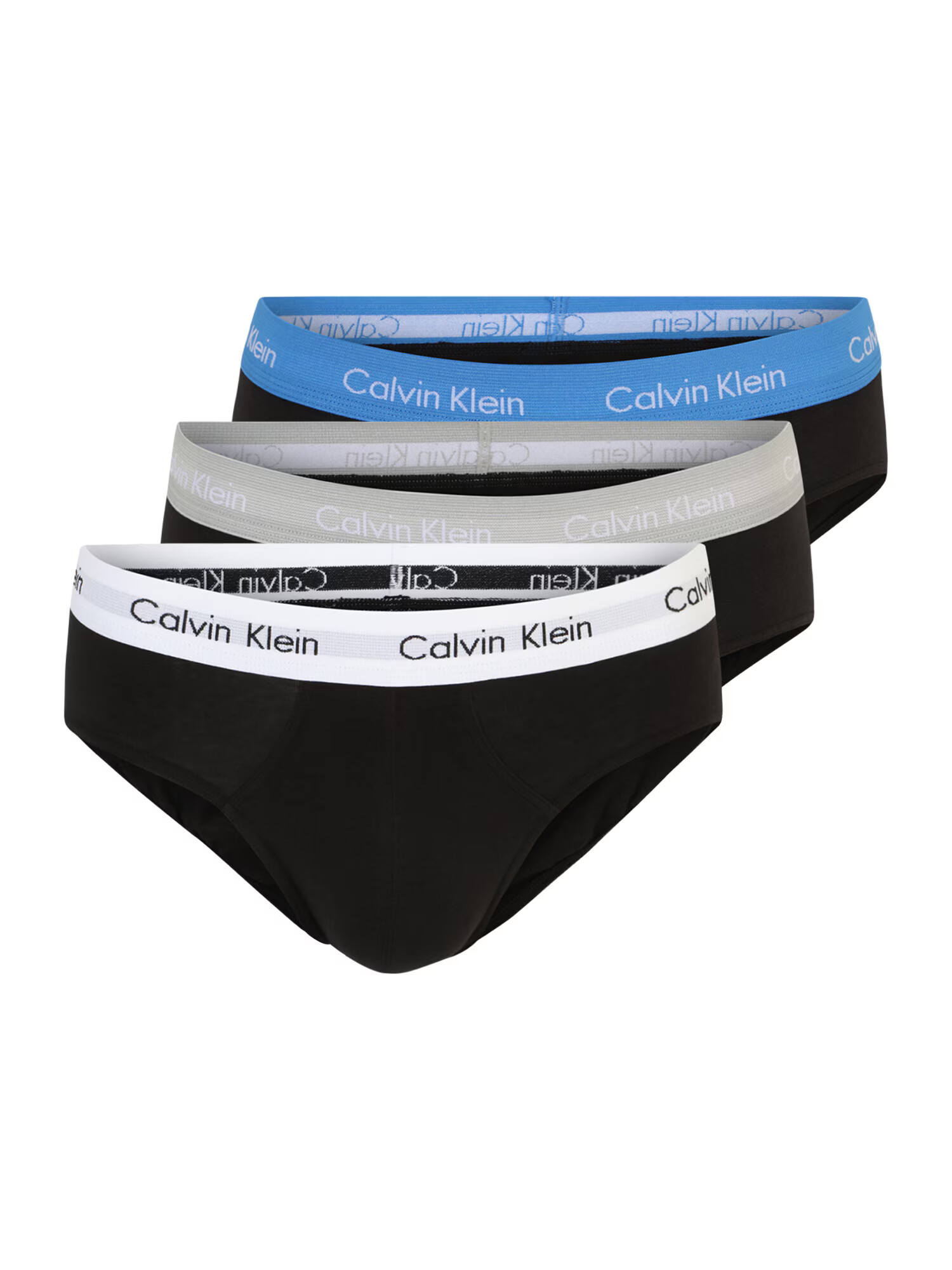 Calvin Klein Underwear Spodnje hlačke nebeško modra / siva / črna / bela - Pepit.si