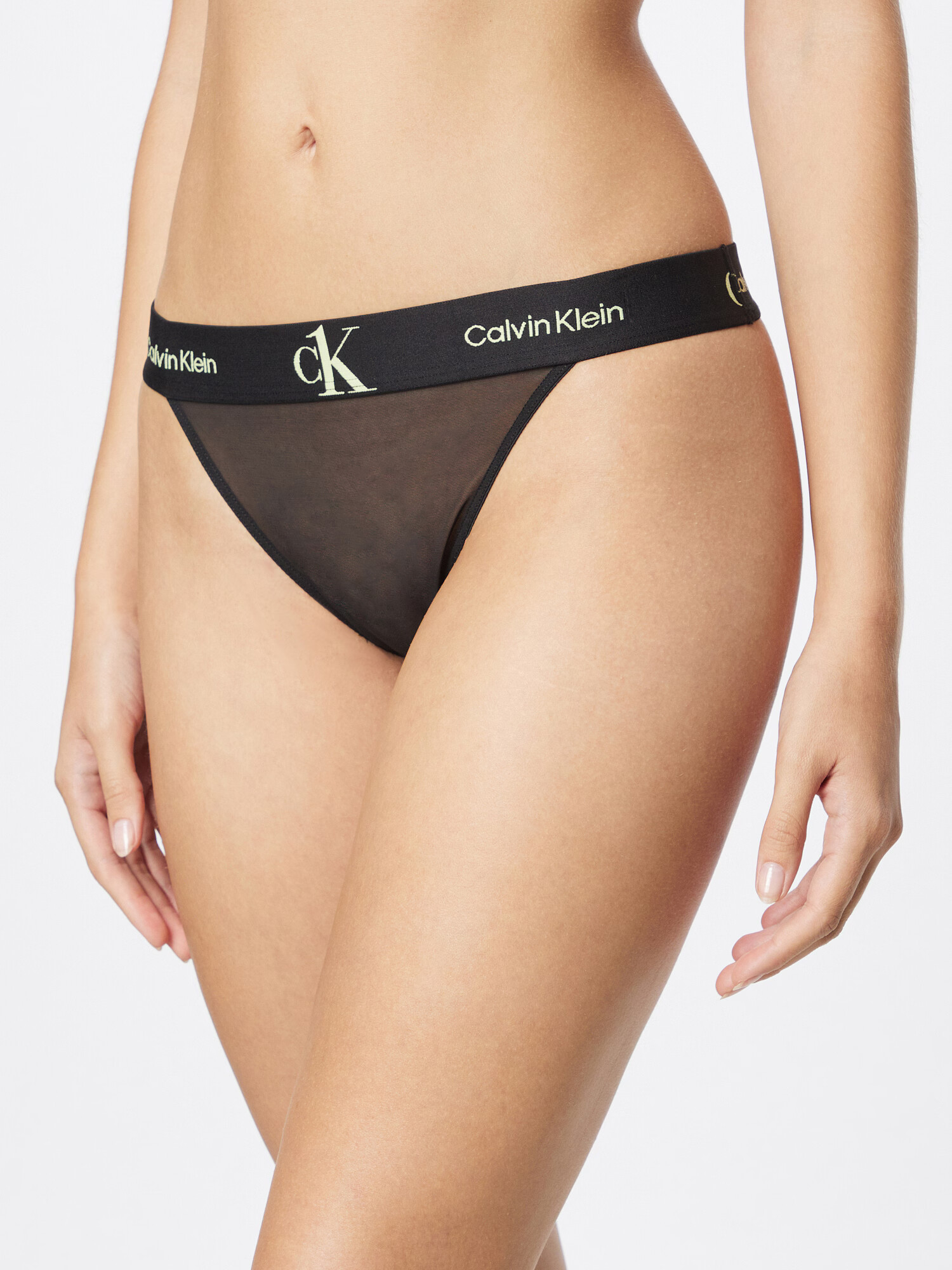 Calvin Klein Underwear Spodnje hlačke pastelno zelena / črna - Pepit.si