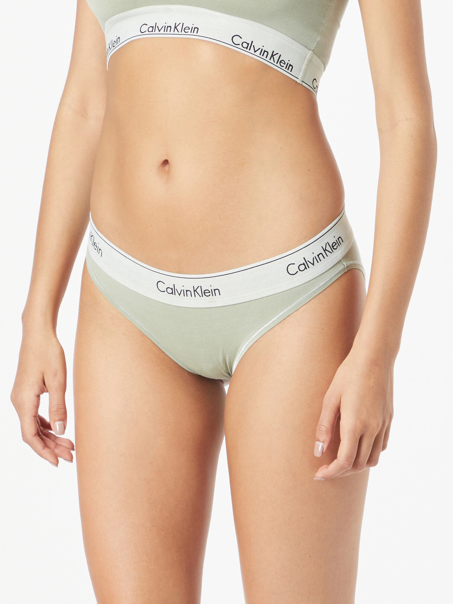 Calvin Klein Underwear Spodnje hlačke pastelno zelena / črna / off-bela - Pepit.si