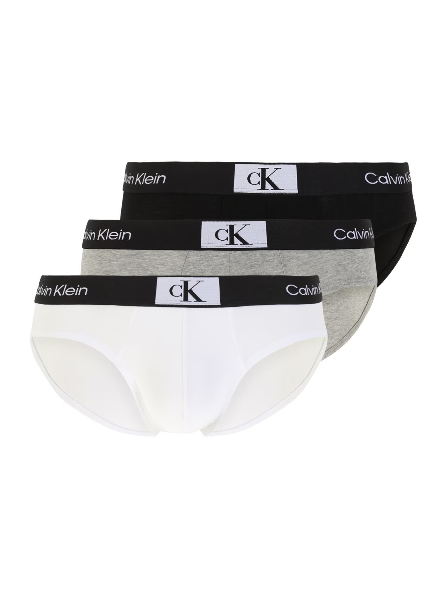 Calvin Klein Underwear Spodnje hlačke pegasto siva / črna / bela - Pepit.si