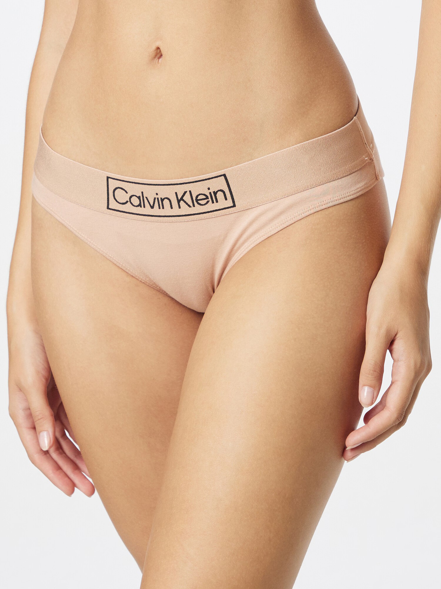 Calvin Klein Underwear Spodnje hlačke puder / črna - Pepit.si