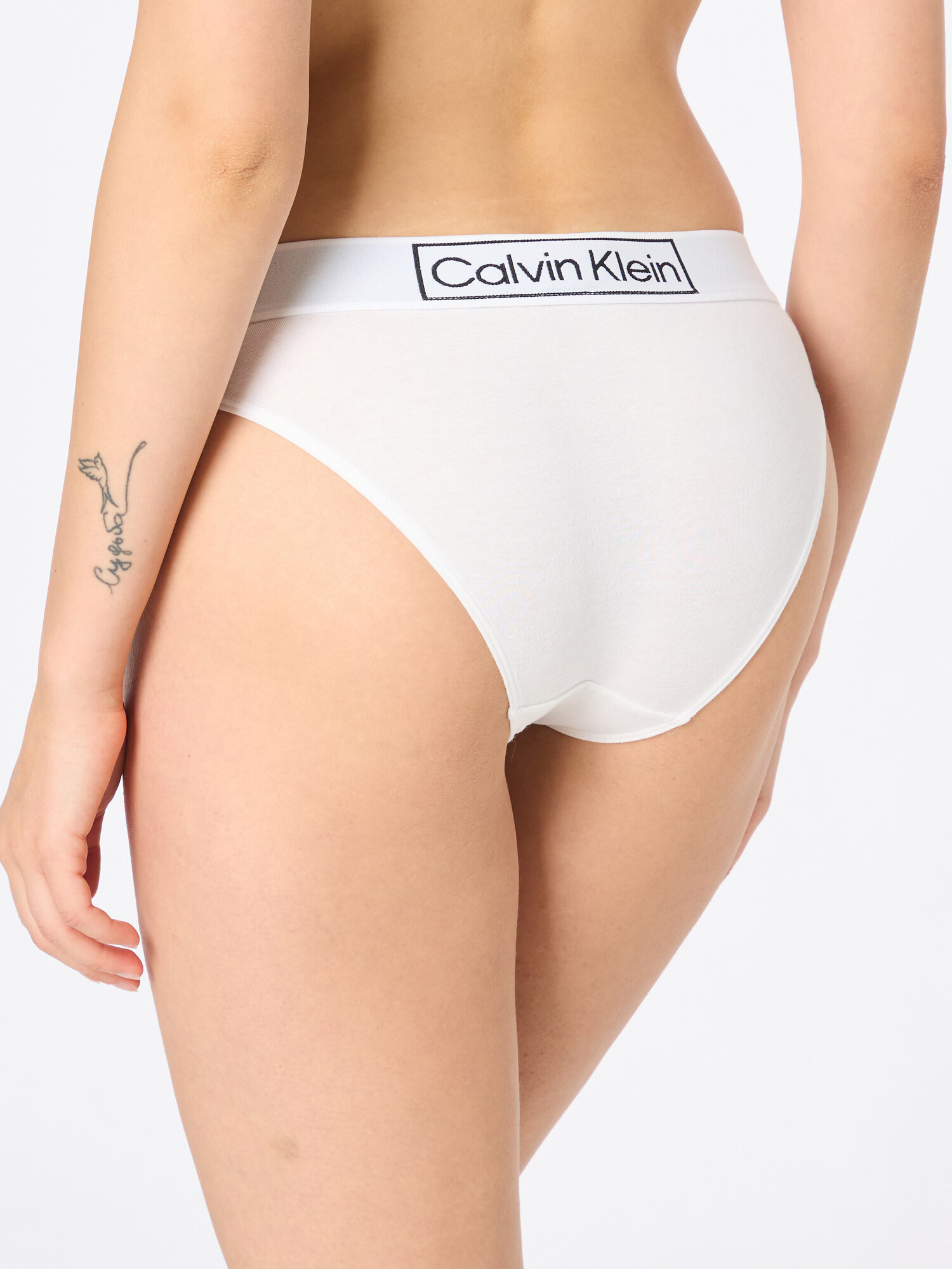 Calvin Klein Underwear Spodnje hlačke 'Reimagine Heritage' črna / bela - Pepit.si