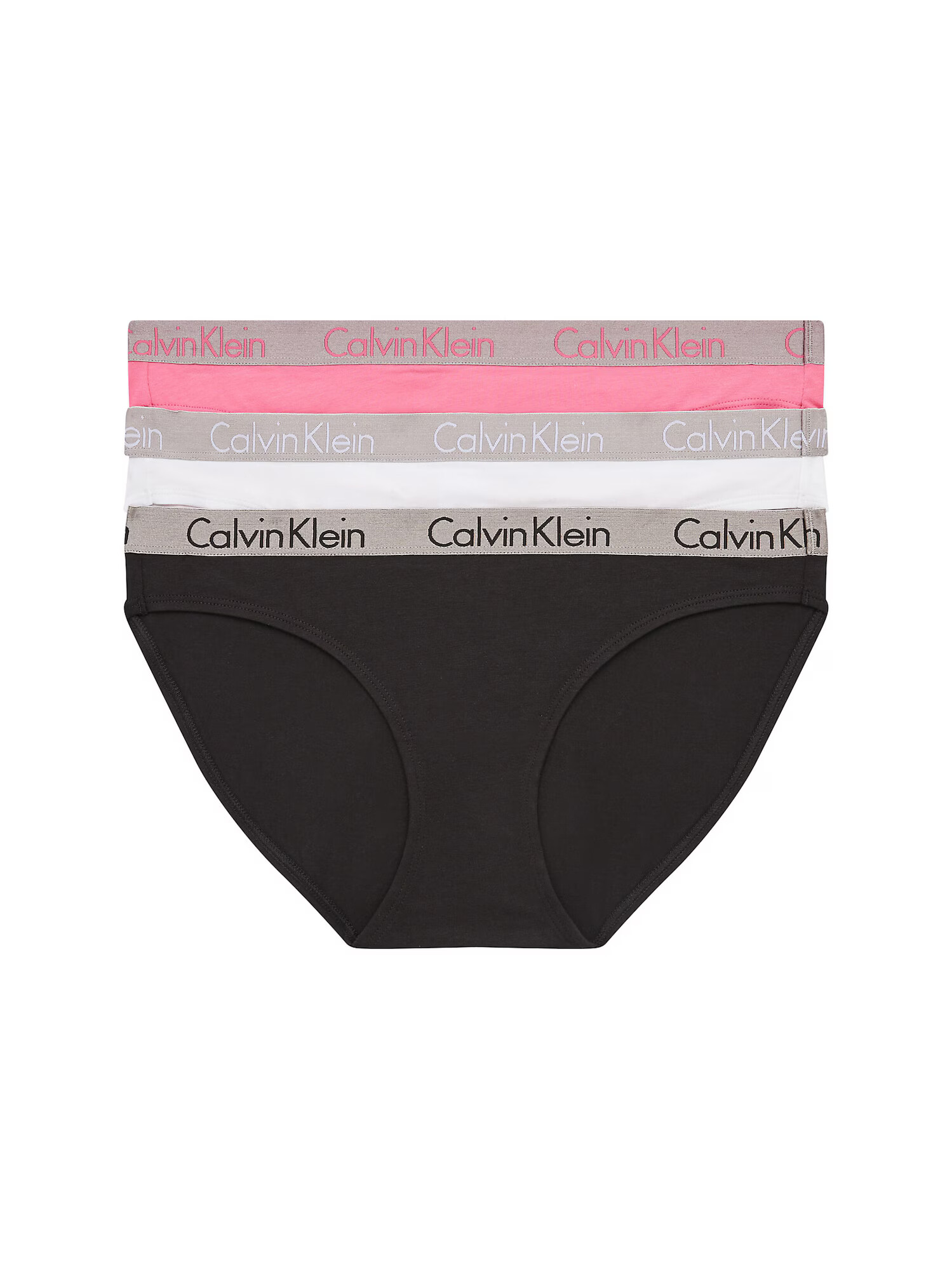 Calvin Klein Underwear Spodnje hlačke roza / črna / bela / srebrna - Pepit.si