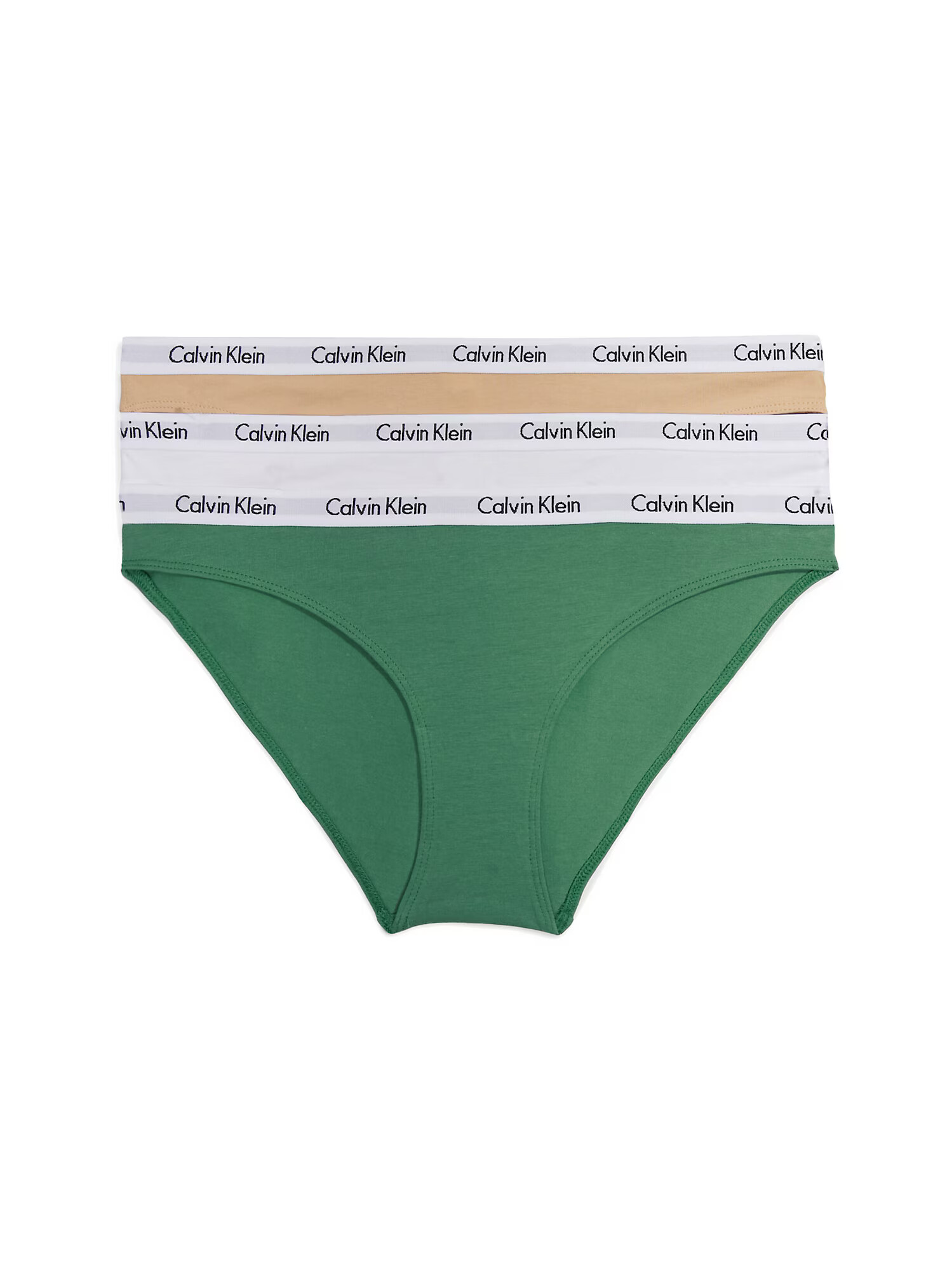 Calvin Klein Underwear Spodnje hlačke svetlo rjava / zelena / črna / bela - Pepit.si