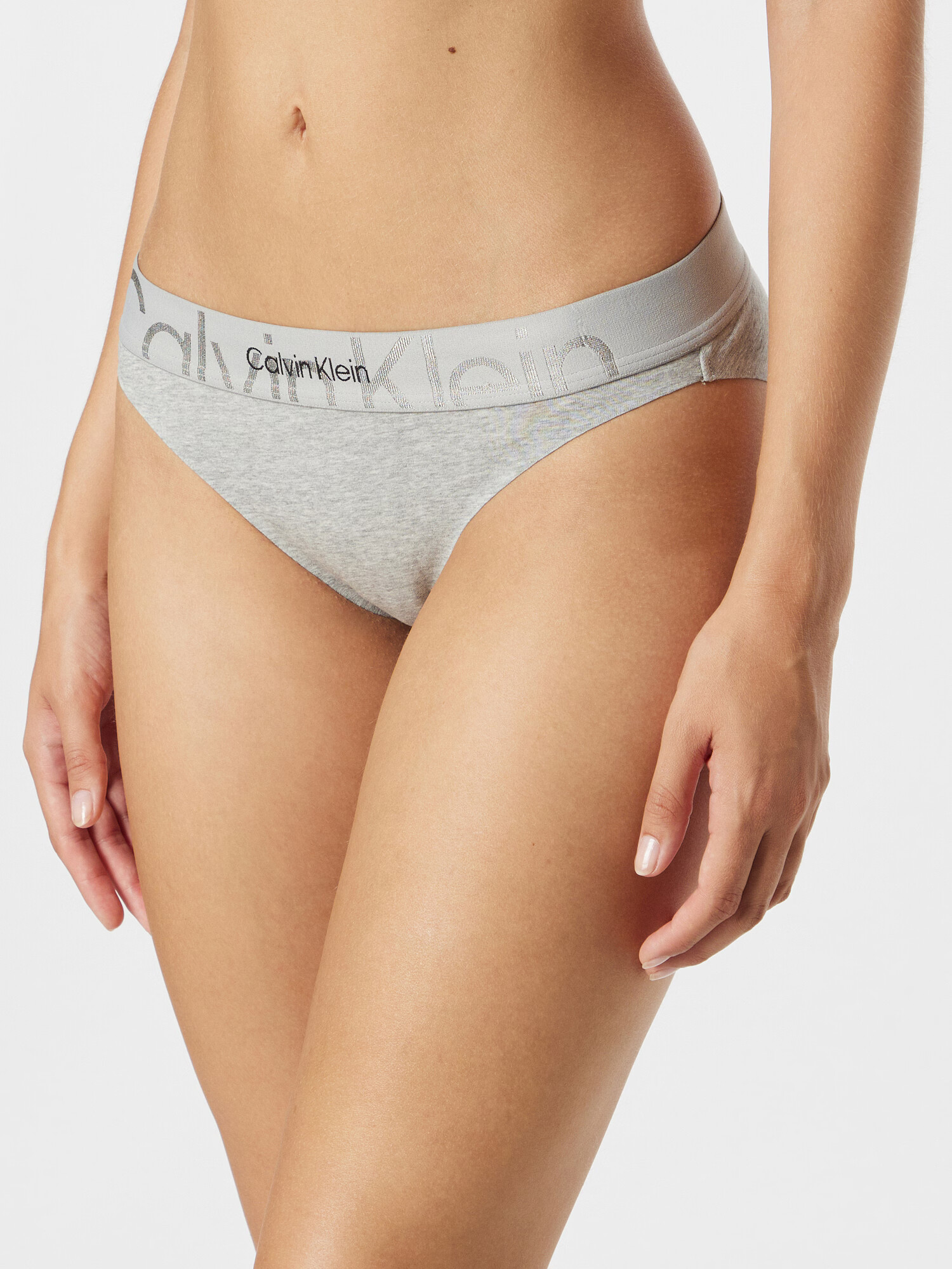 Calvin Klein Underwear Spodnje hlačke svetlo siva / črna - Pepit.si