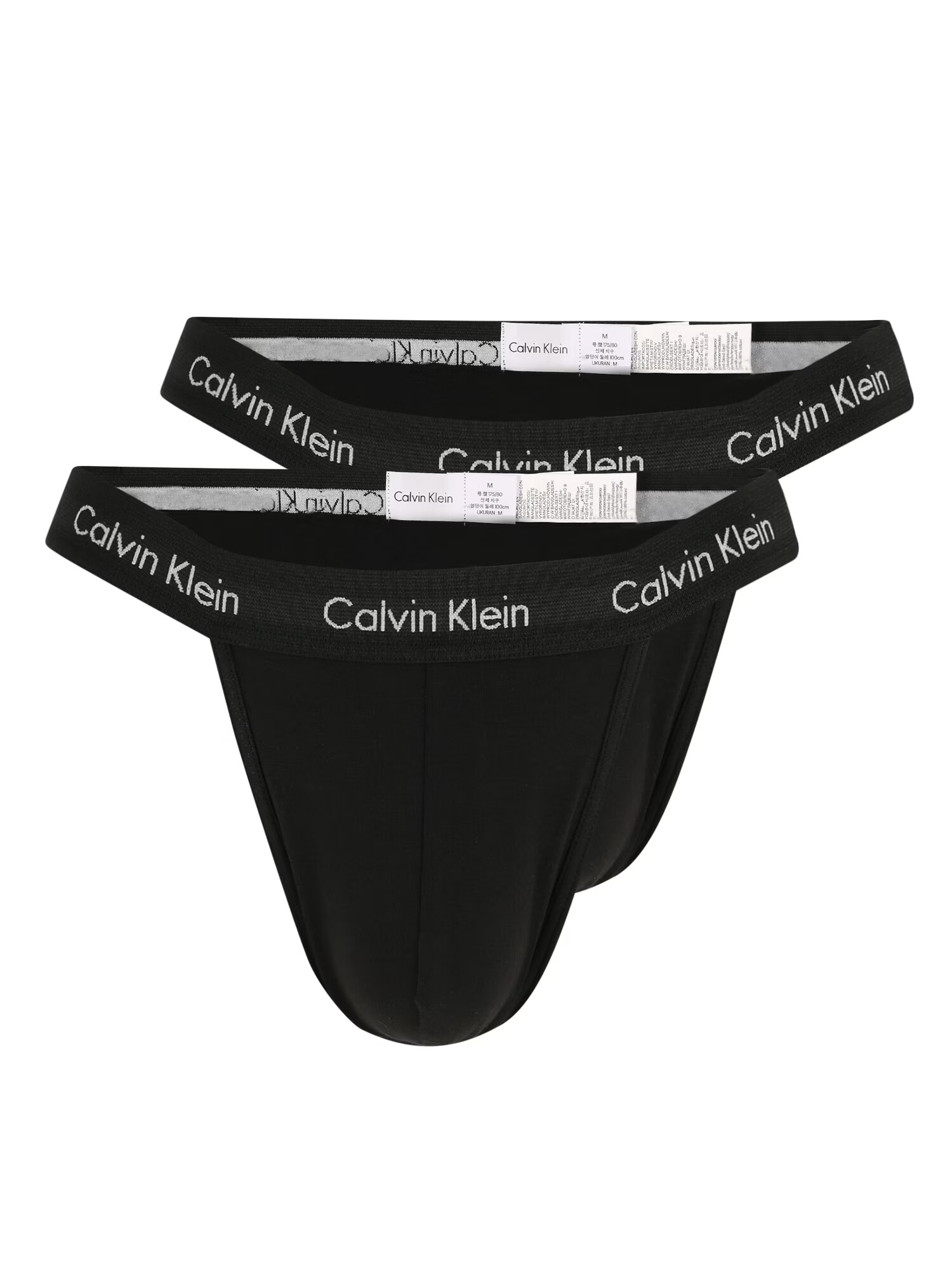 Calvin Klein Underwear Spodnje hlačke 'THONG' črna - Pepit.si