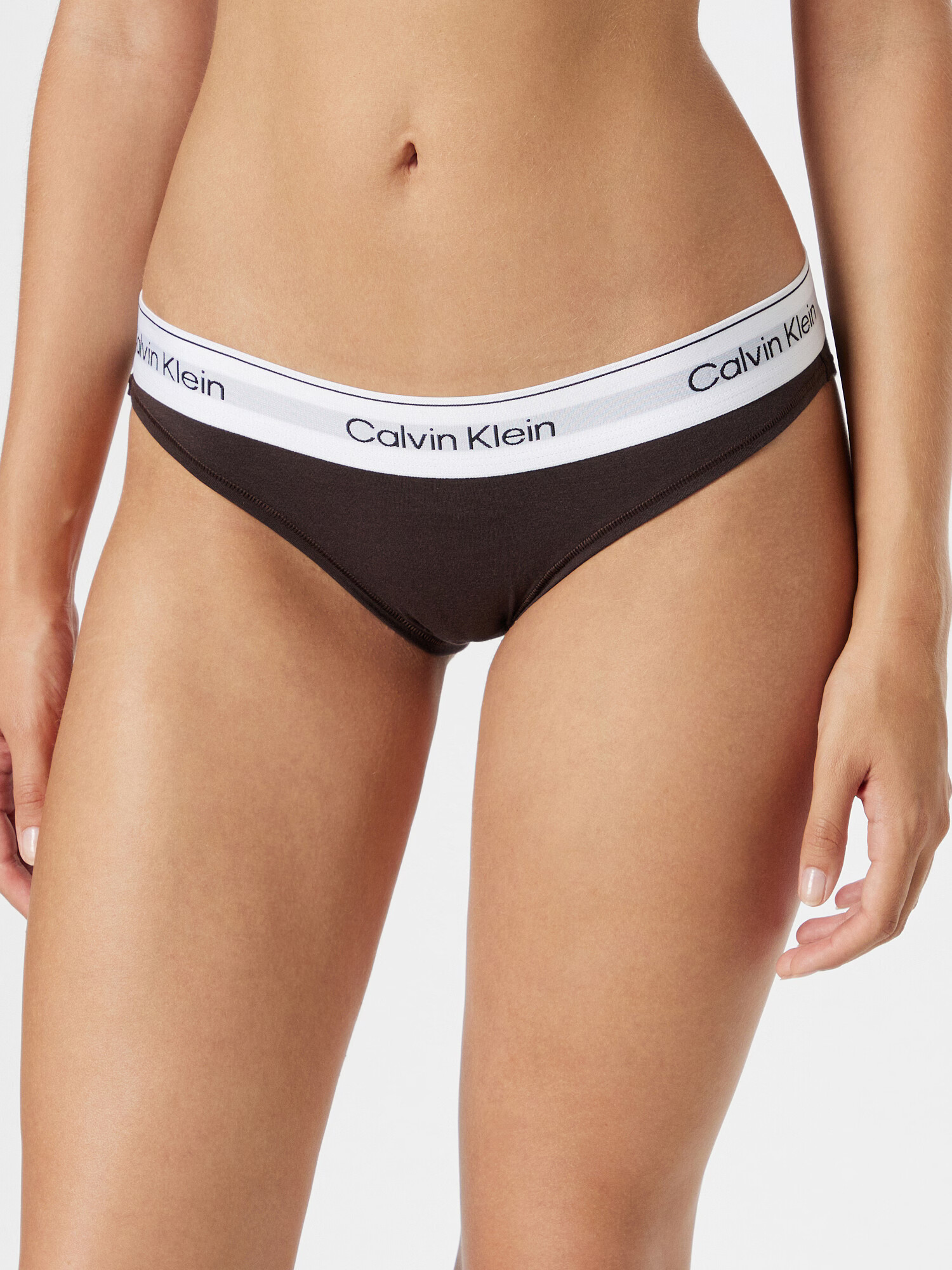 Calvin Klein Underwear Spodnje hlačke umbra / črna / bela - Pepit.si