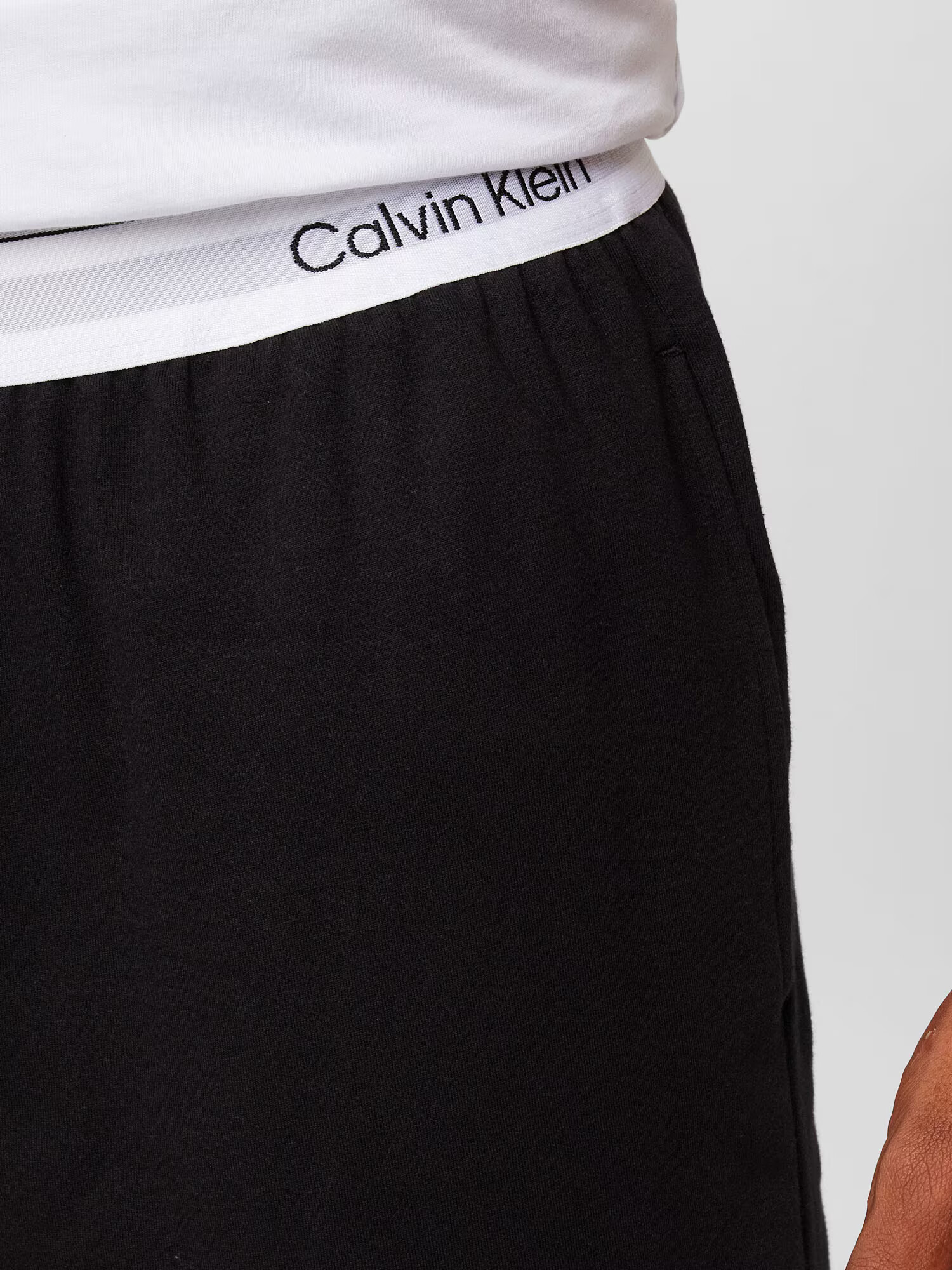 Calvin Klein Underwear Spodnji del pižame črna / bela - Pepit.si