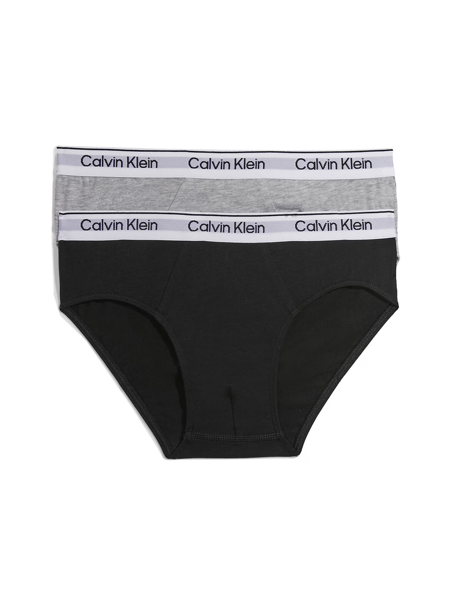 Calvin Klein Underwear Spodnjice pegasto siva / črna / bela - Pepit.si