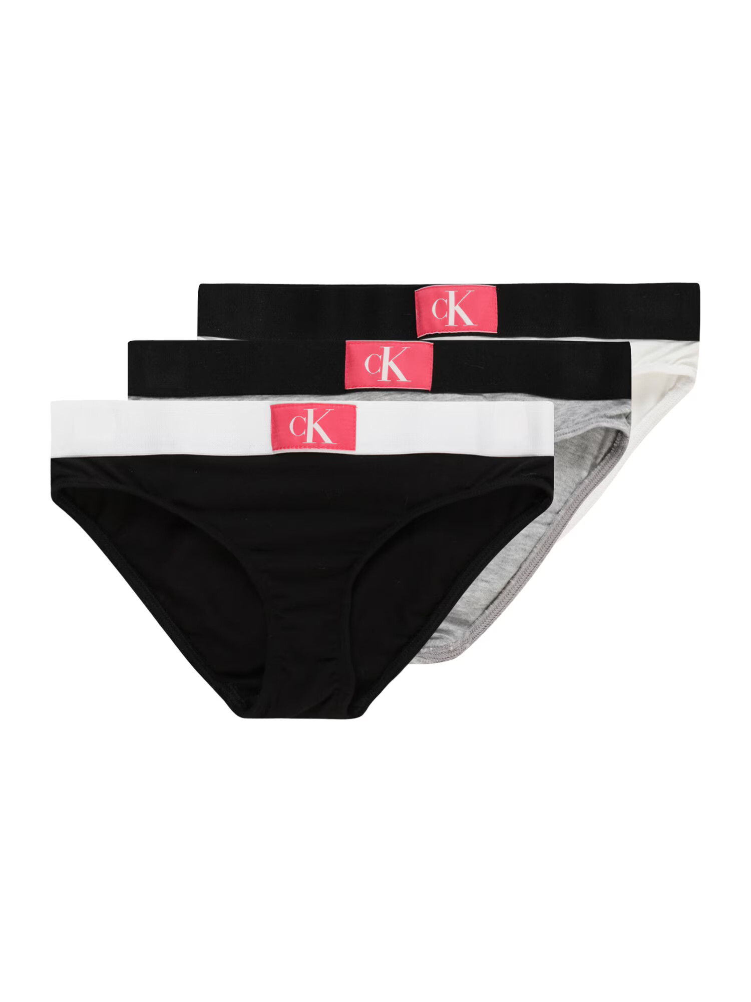 Calvin Klein Underwear Spodnjice pegasto siva / roza / črna / bela - Pepit.si