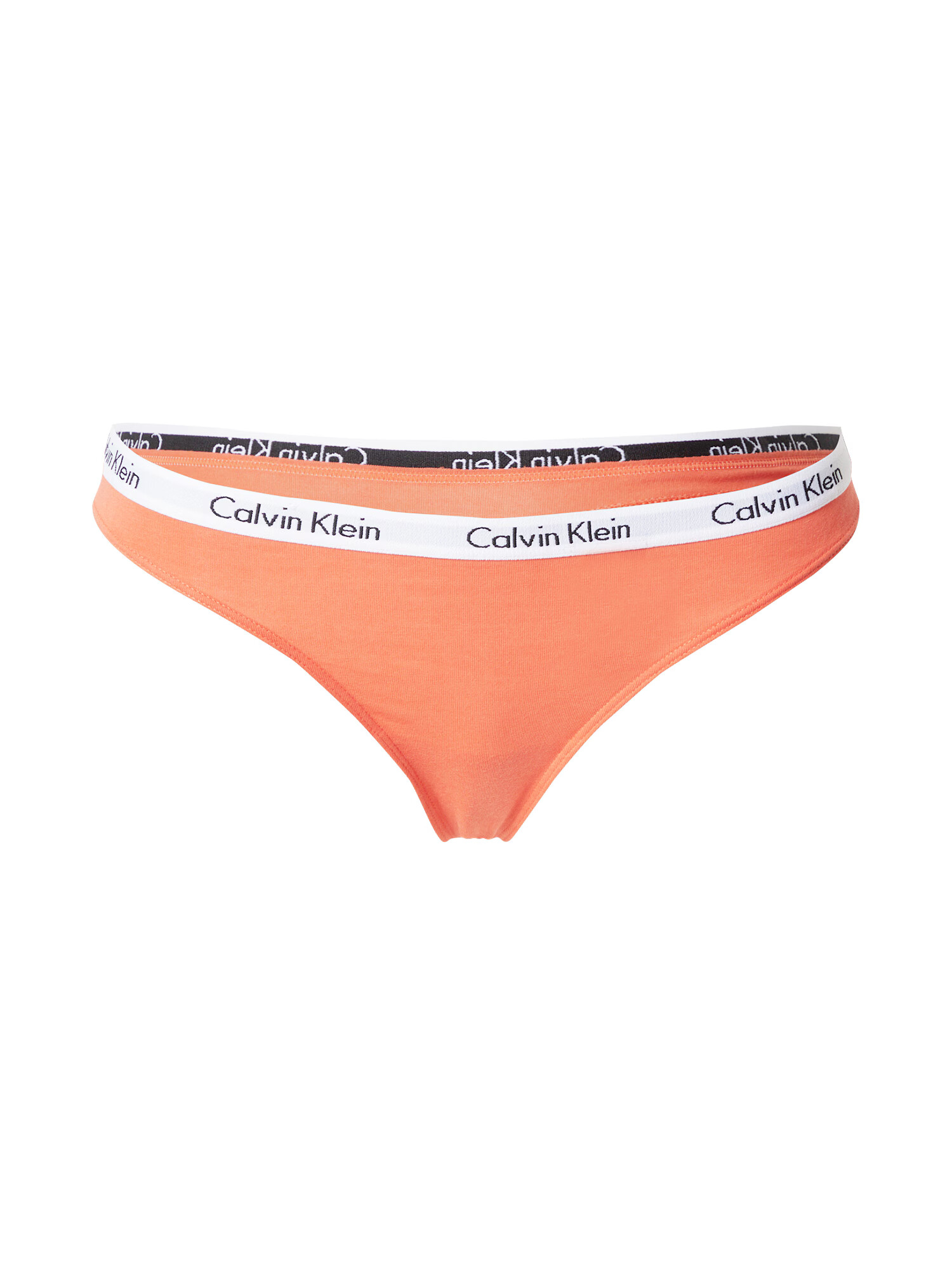 Calvin Klein Underwear Tangice 'Carousel' bela / črna / oranžno rdeča - Pepit.si