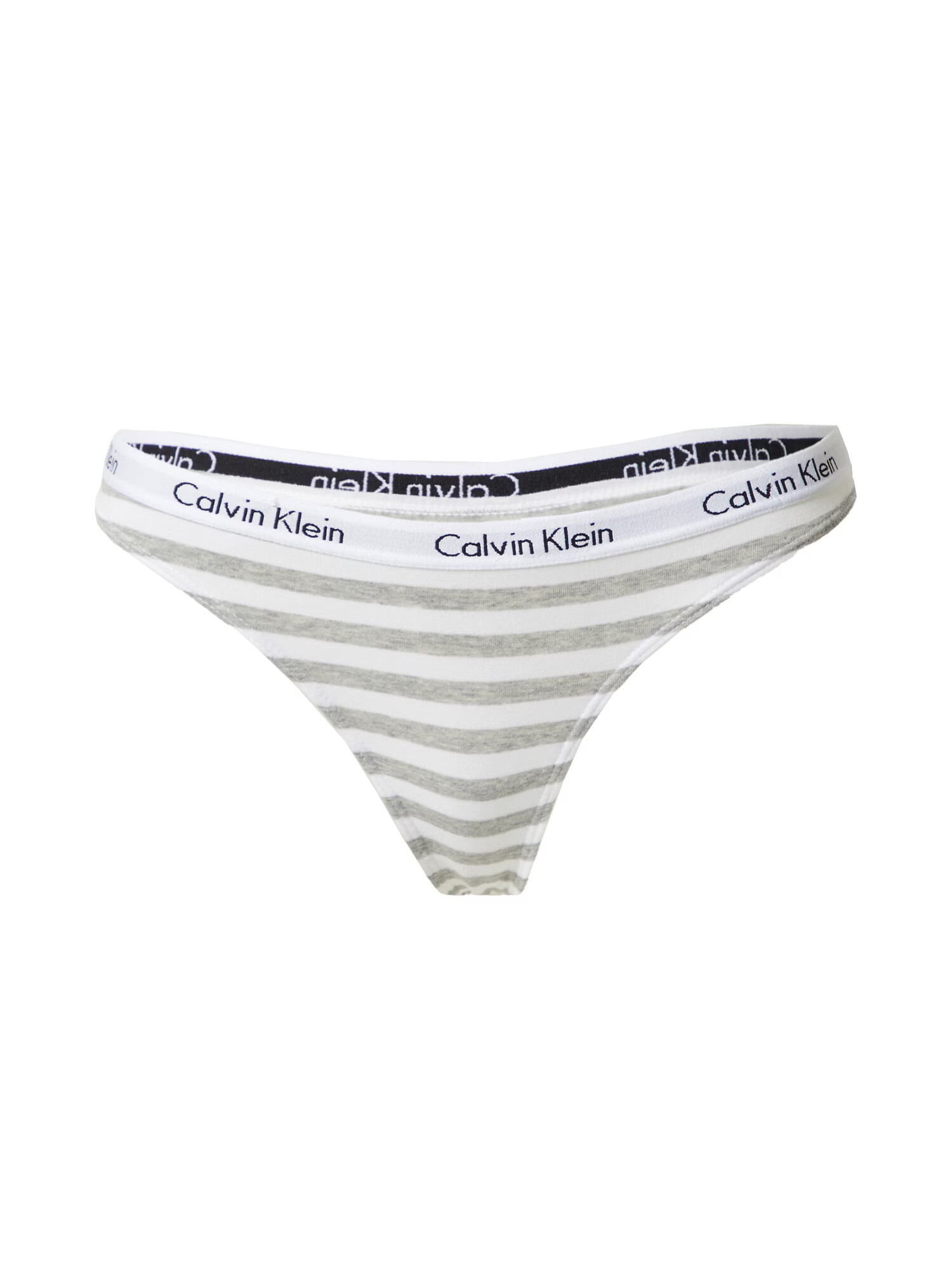 Calvin Klein Underwear Tangice 'Carousel' siva / črna / bela - Pepit.si