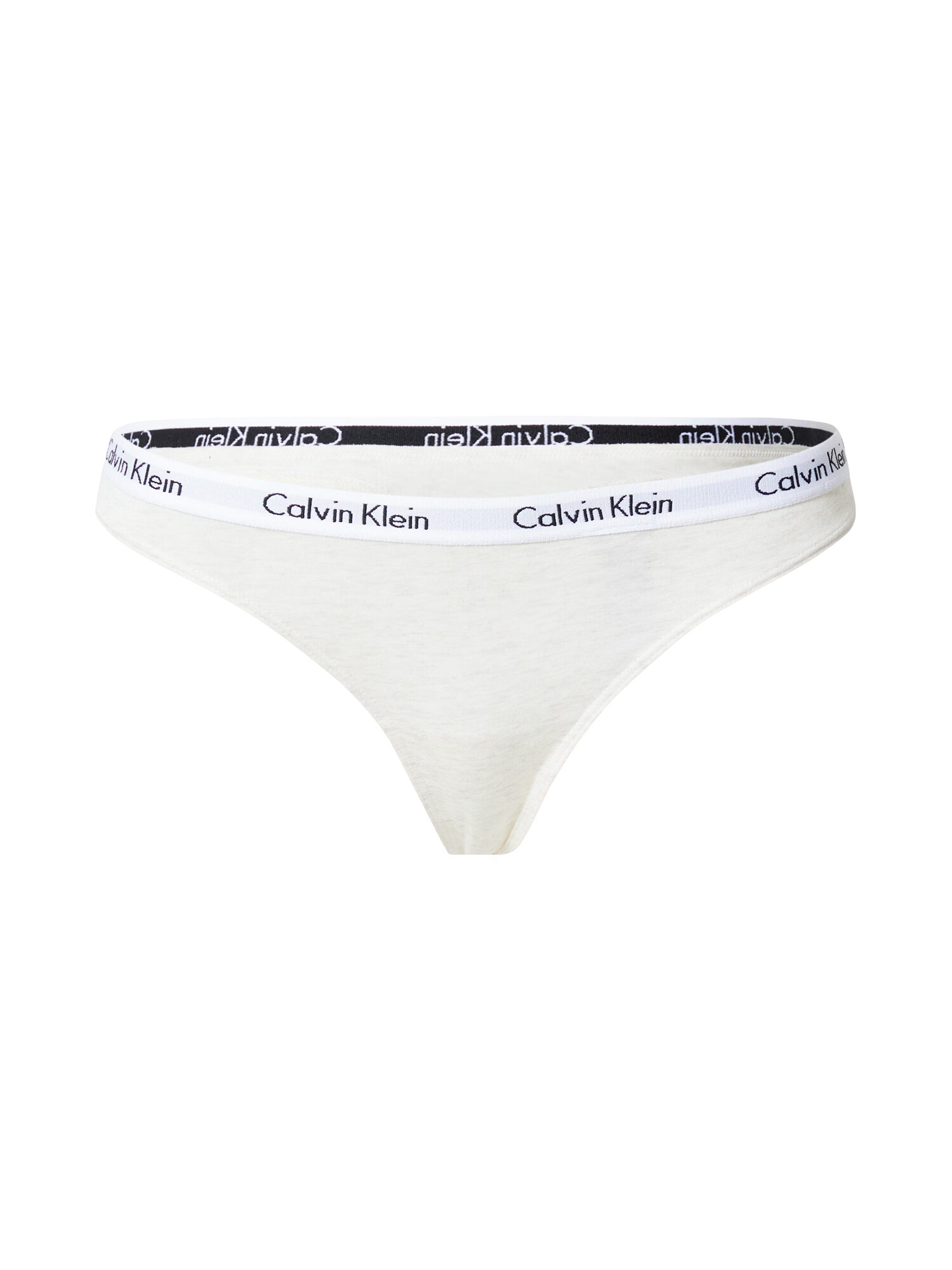 Calvin Klein Underwear Tangice 'Carousel' svetlo bež / črna - Pepit.si