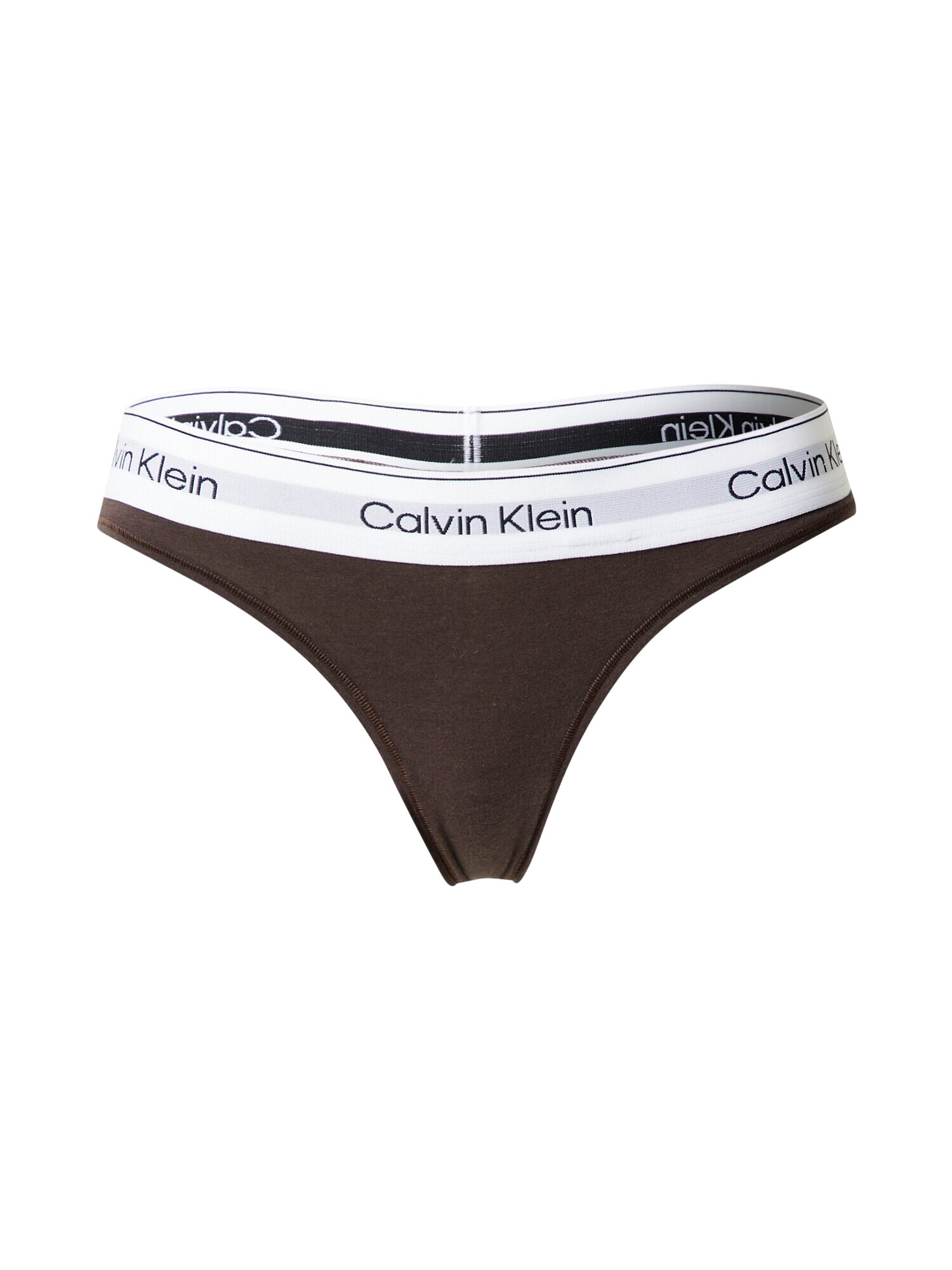 Calvin Klein Underwear Tangice čokolada / svetlo siva / črna / bela - Pepit.si