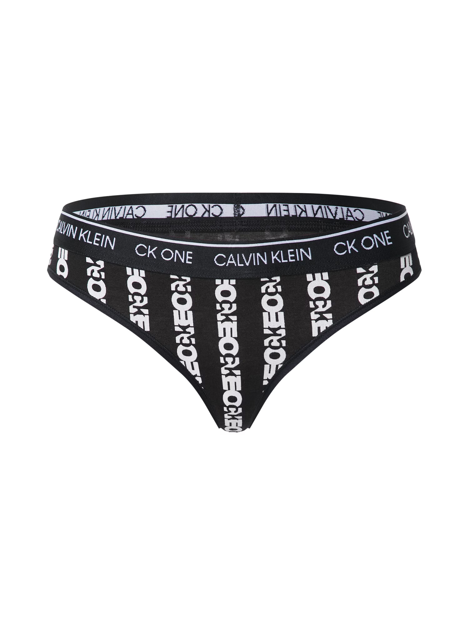 Calvin Klein Underwear Tangice črna / bela - Pepit.si