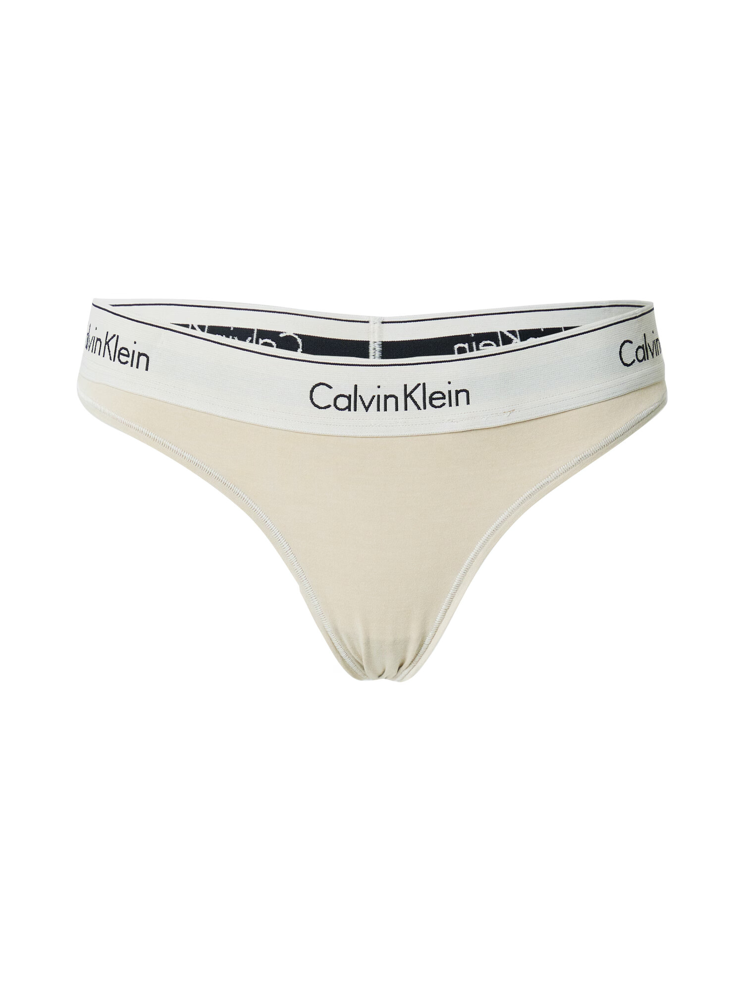 Calvin Klein Underwear Tangice ecru / svetlo siva / črna / bela - Pepit.si