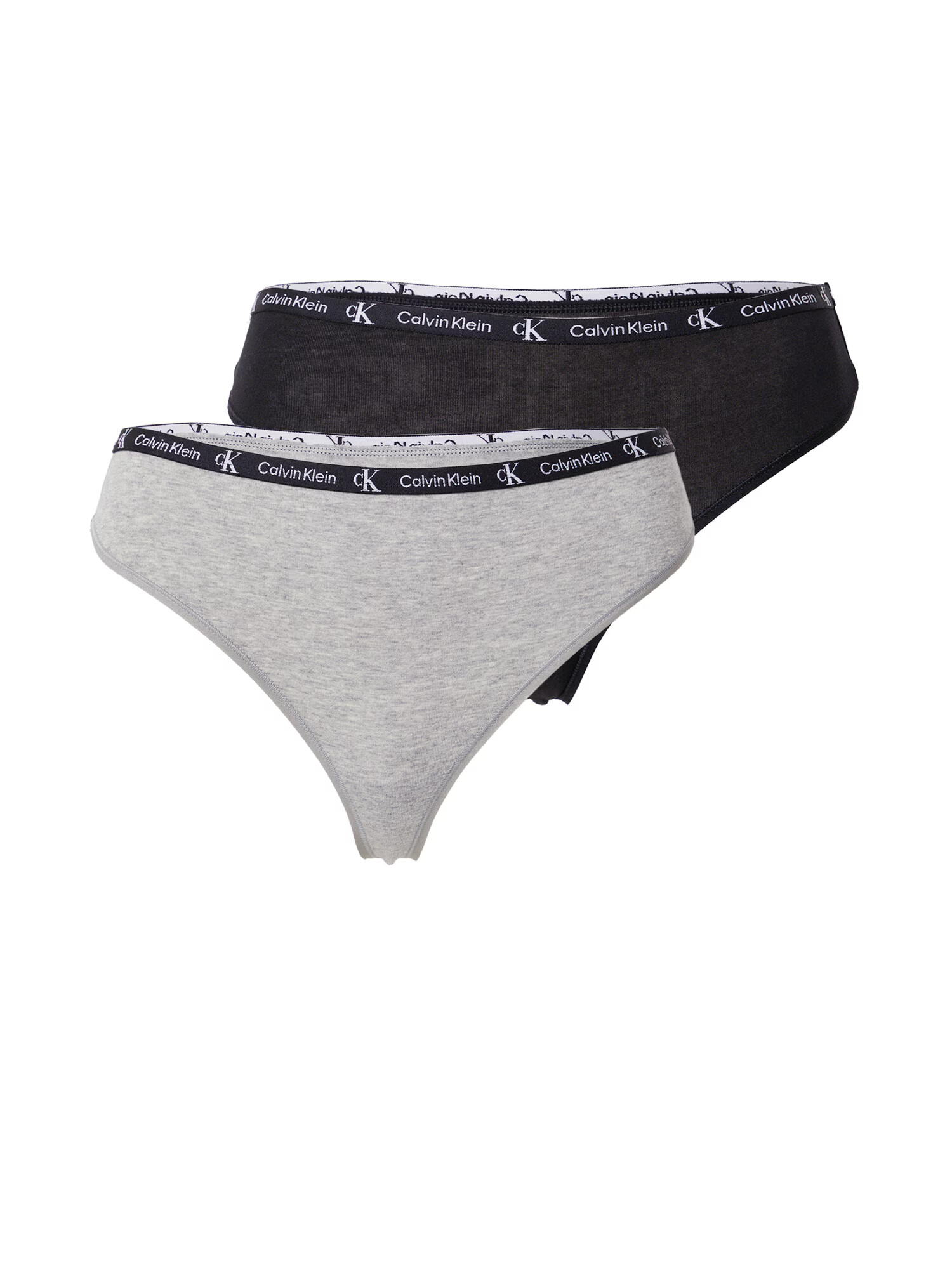 Calvin Klein Underwear Tangice pegasto siva / pegasto črna / bela - Pepit.si