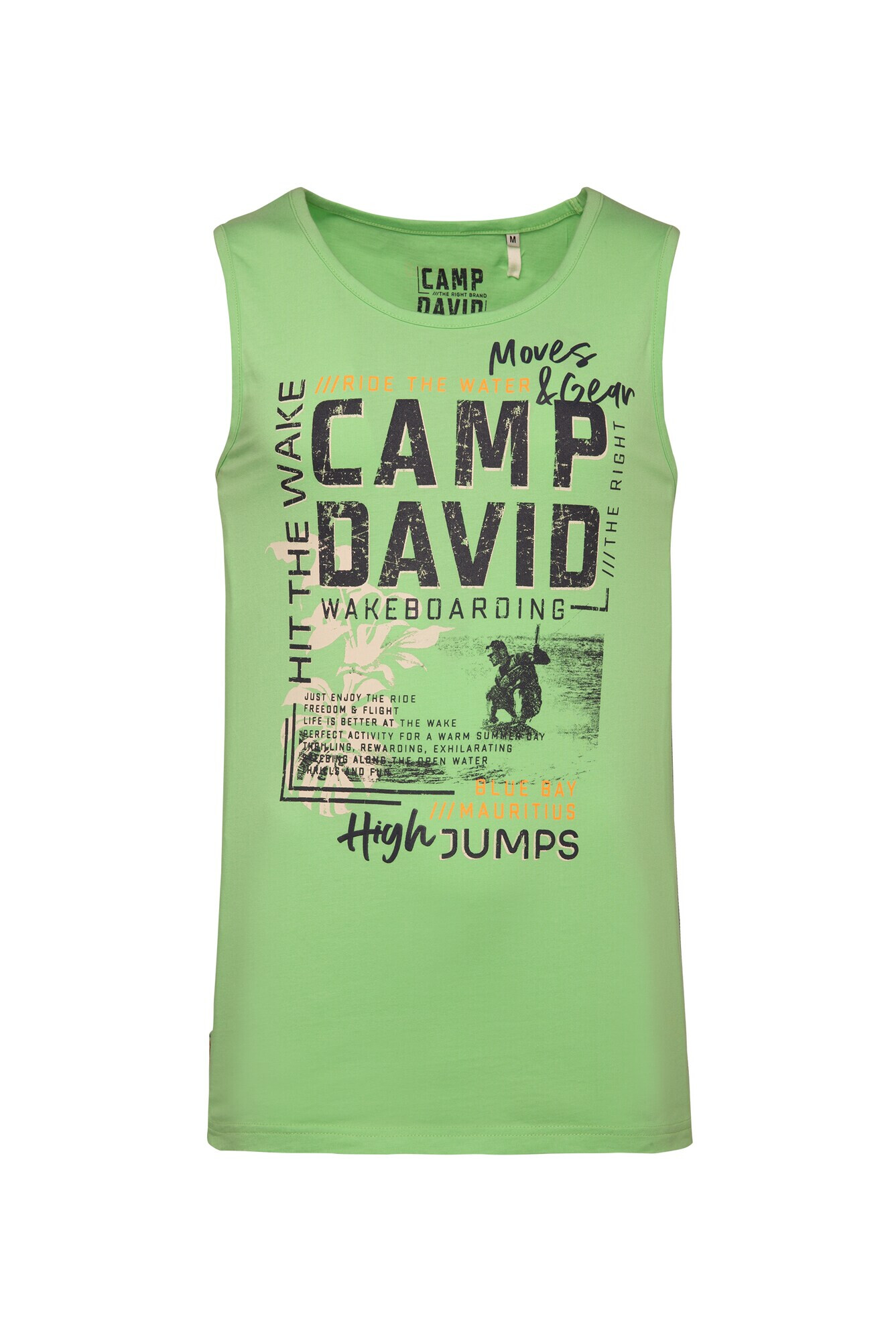 CAMP DAVID Majica zelena - Pepit.si