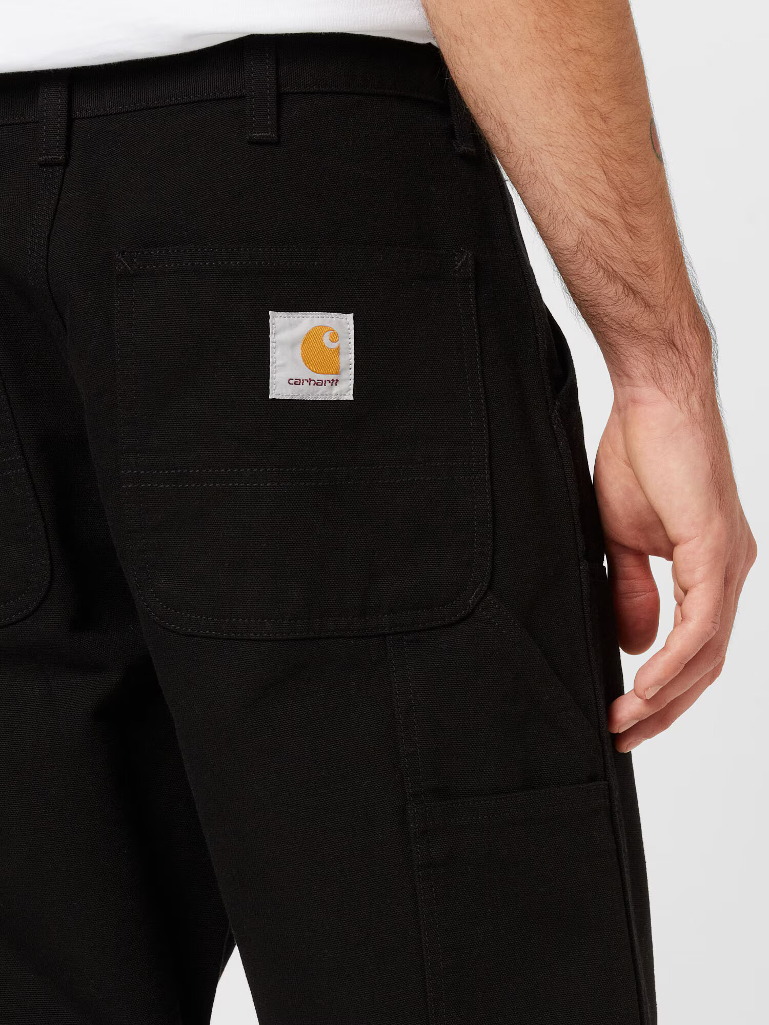 Carhartt WIP Hlače kari / črna / bela - Pepit.si