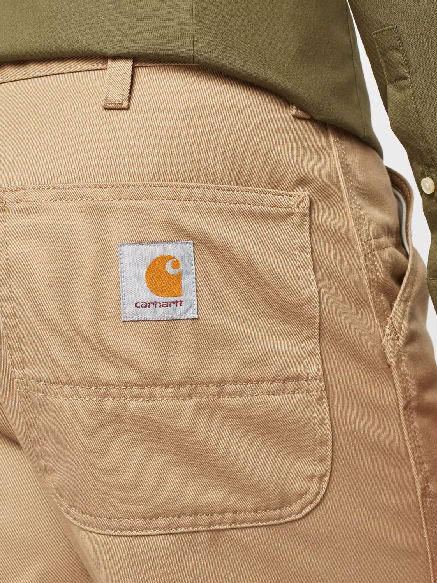 Carhartt WIP Hlače svetlo rjava - Pepit.si