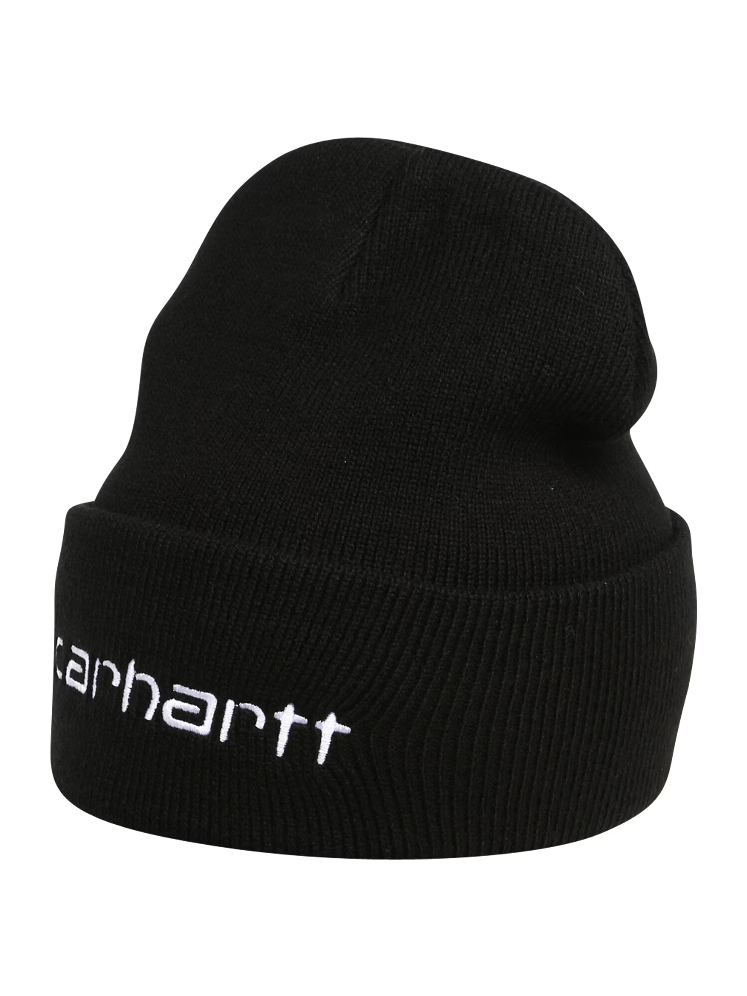 Carhartt WIP Kape 'Script Beanie' črna / bela - Pepit.si