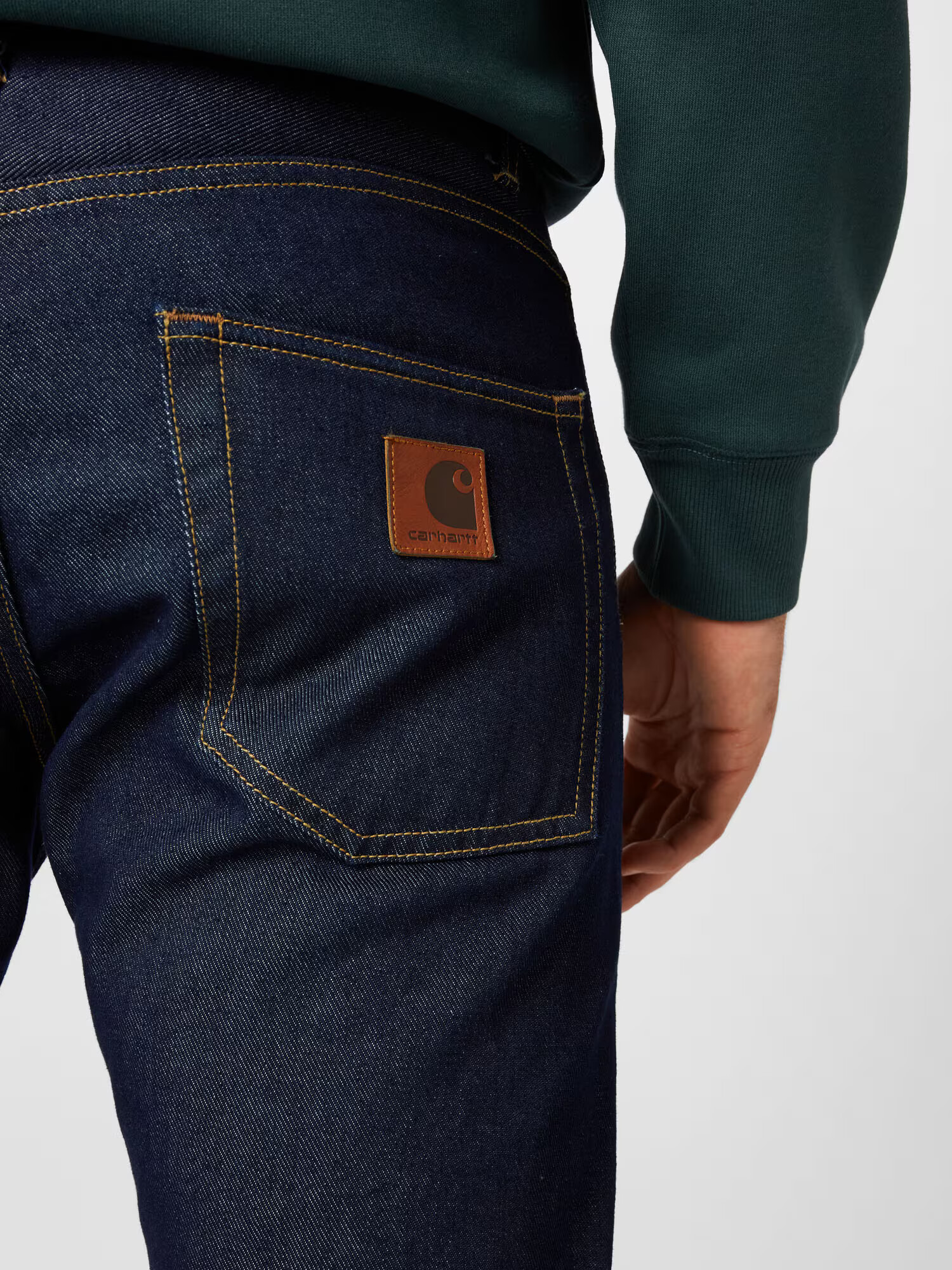 Carhartt WIP Kavbojke 'Klondike' temno modra - Pepit.si