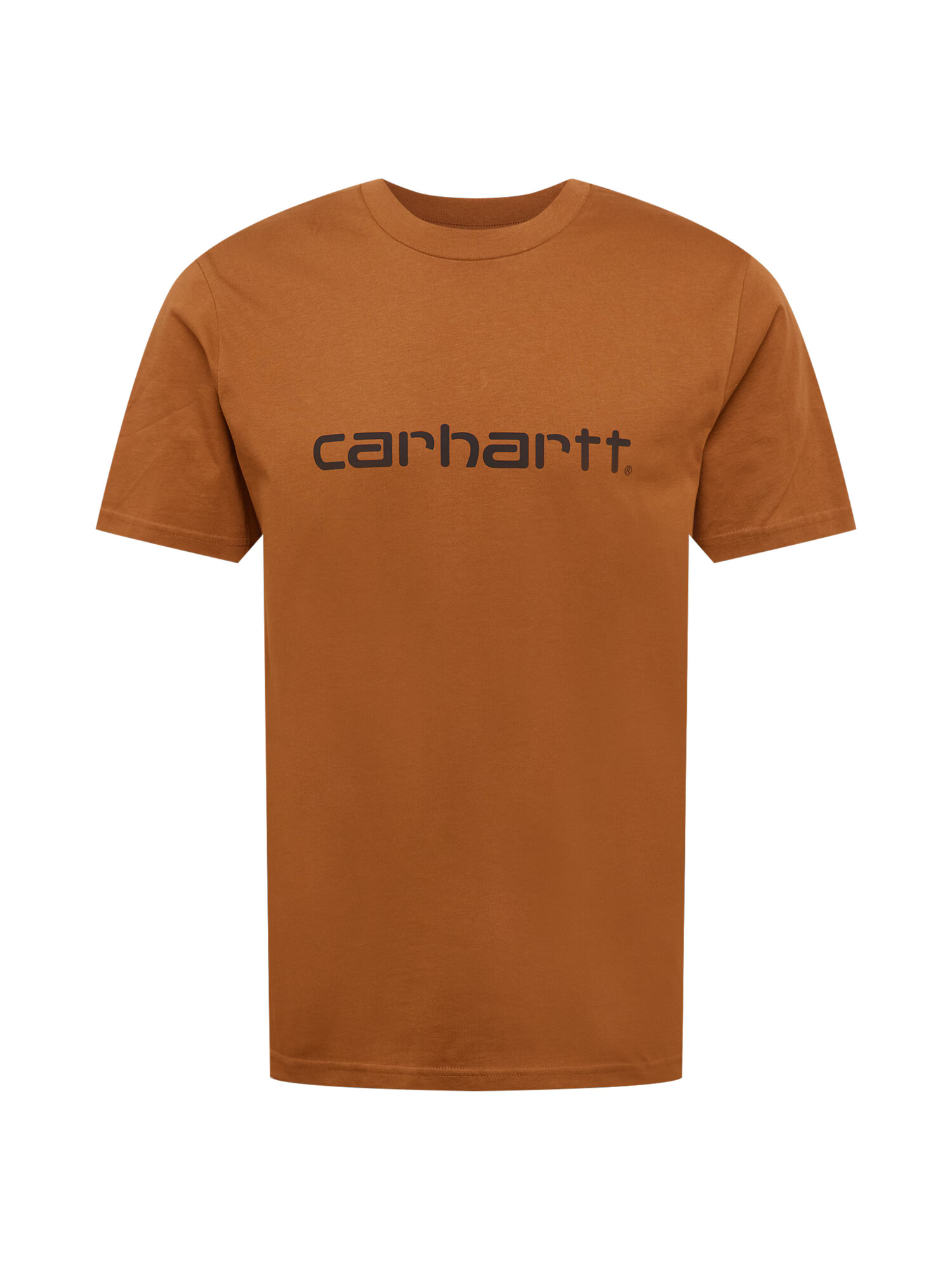 Carhartt WIP Majica karamel / črna - Pepit.si