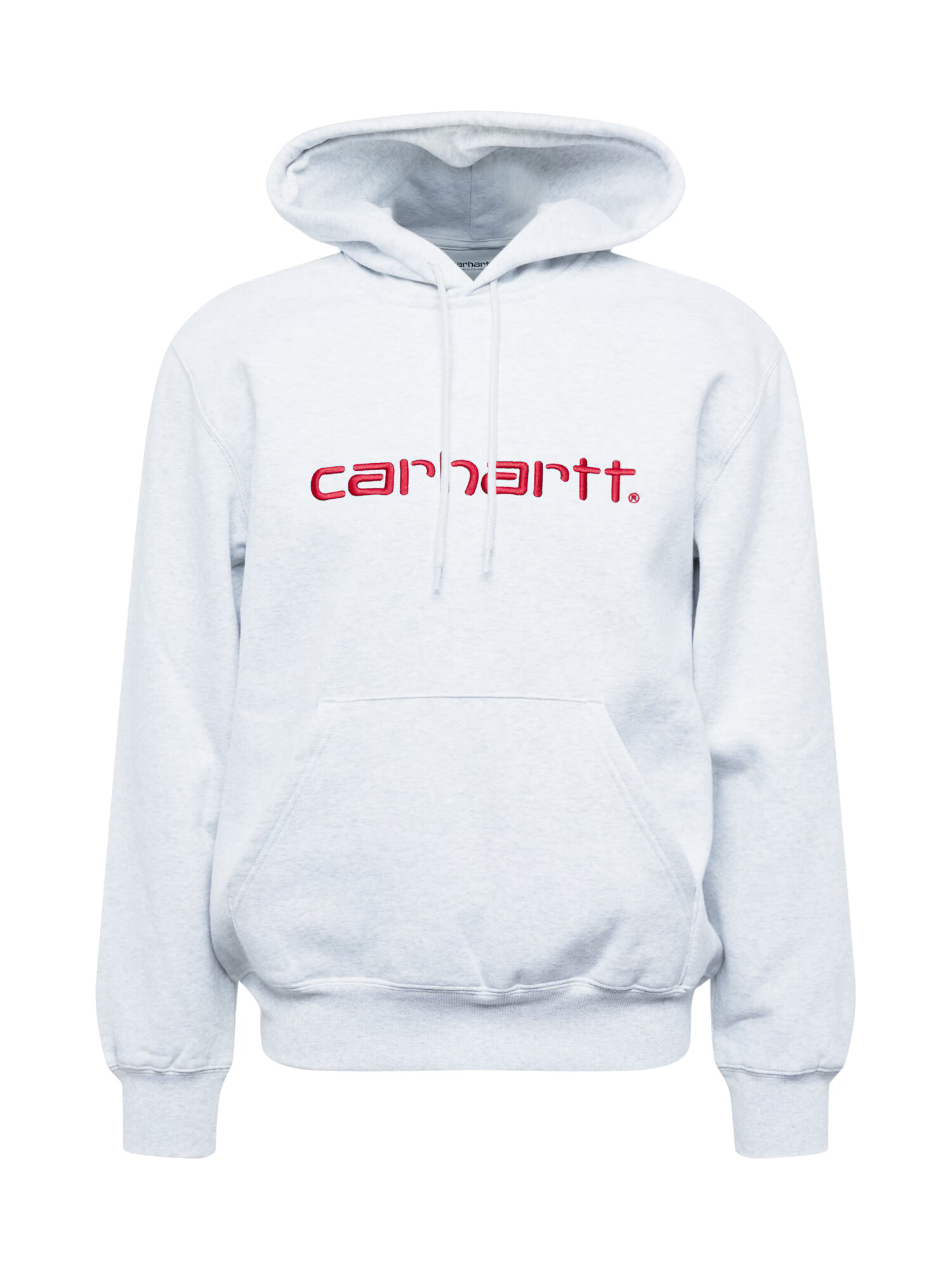 Carhartt WIP Majica svetlo siva / rdeča - Pepit.si