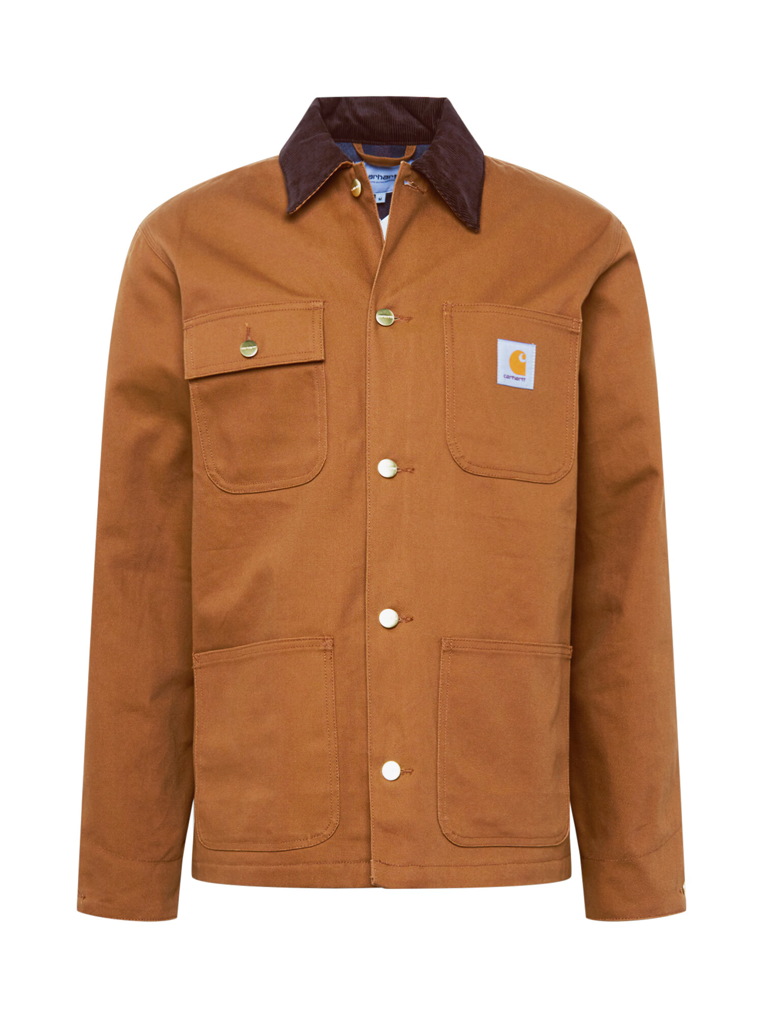 Carhartt WIP Prehodna jakna 'Michigan' svetlo rjava / temno rjava - Pepit.si